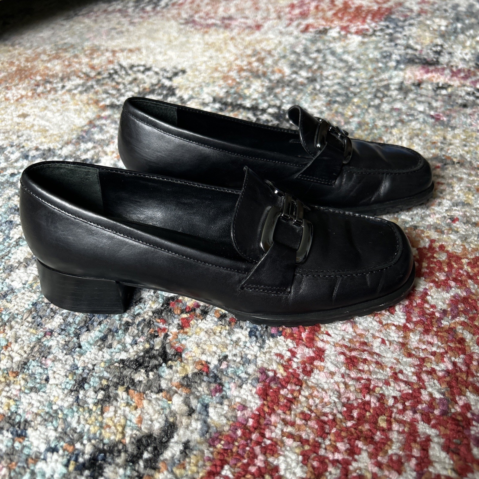 Franco Sarto Loafers Made In Brazil Leather Upper Man Made Sole Size 6M women
