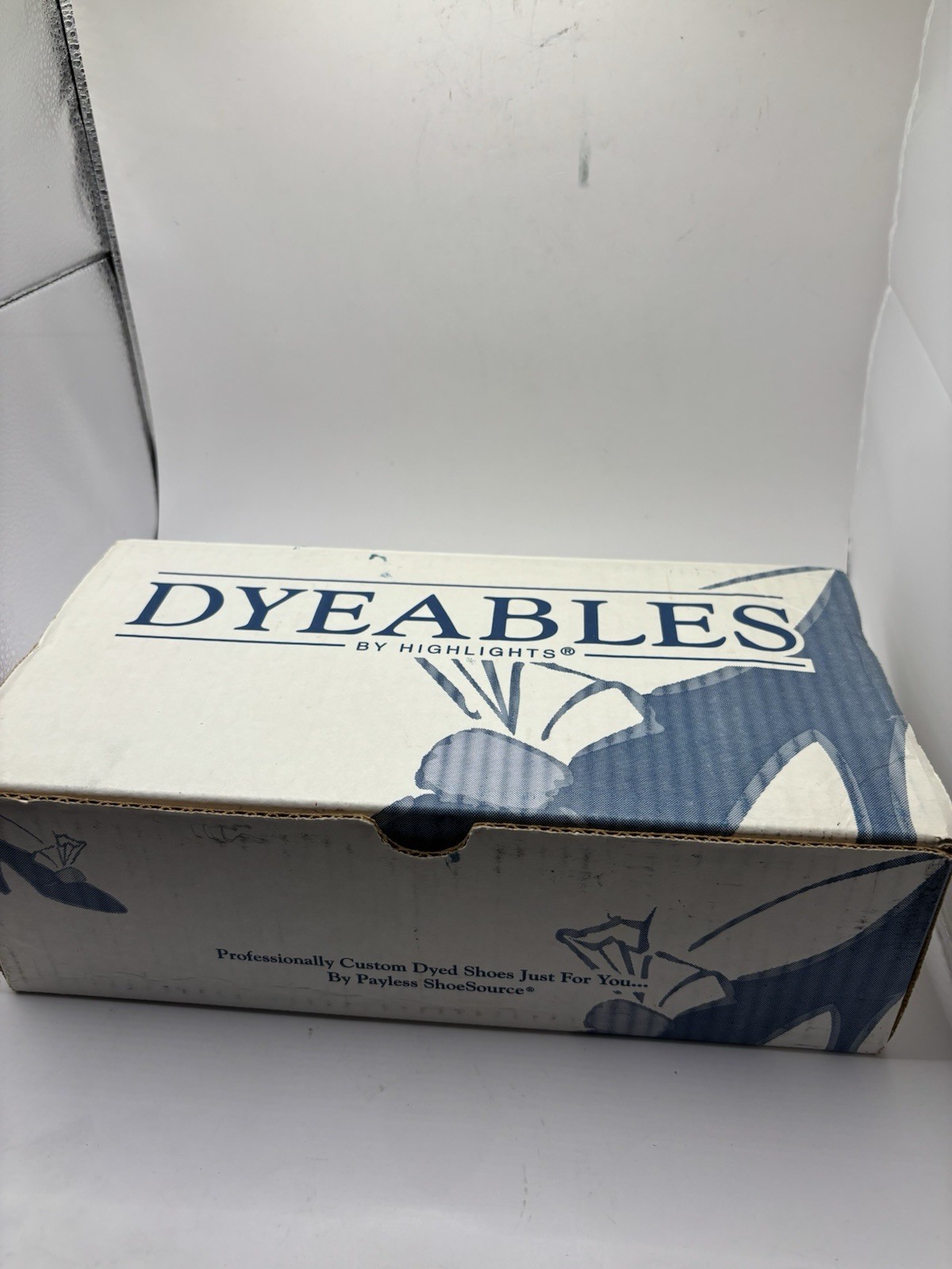 Ivory Satin Fancy Wedding Dyeables Size 7 Low 1.25″ Heels Worn Once
