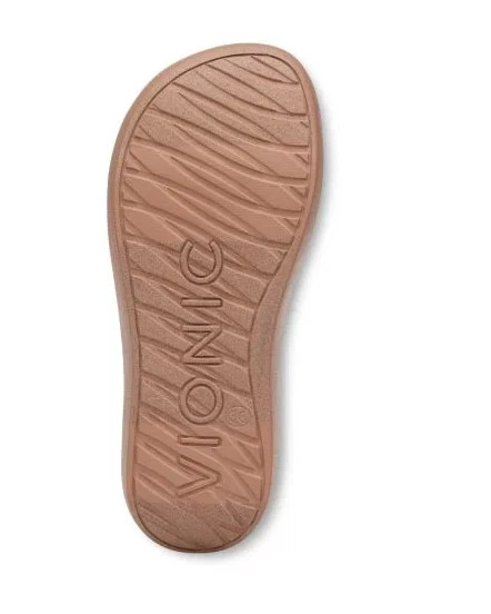 VIONIC Beach Aqua Platform Toe Post Sandal Mocha Mousse Color, New, All Size