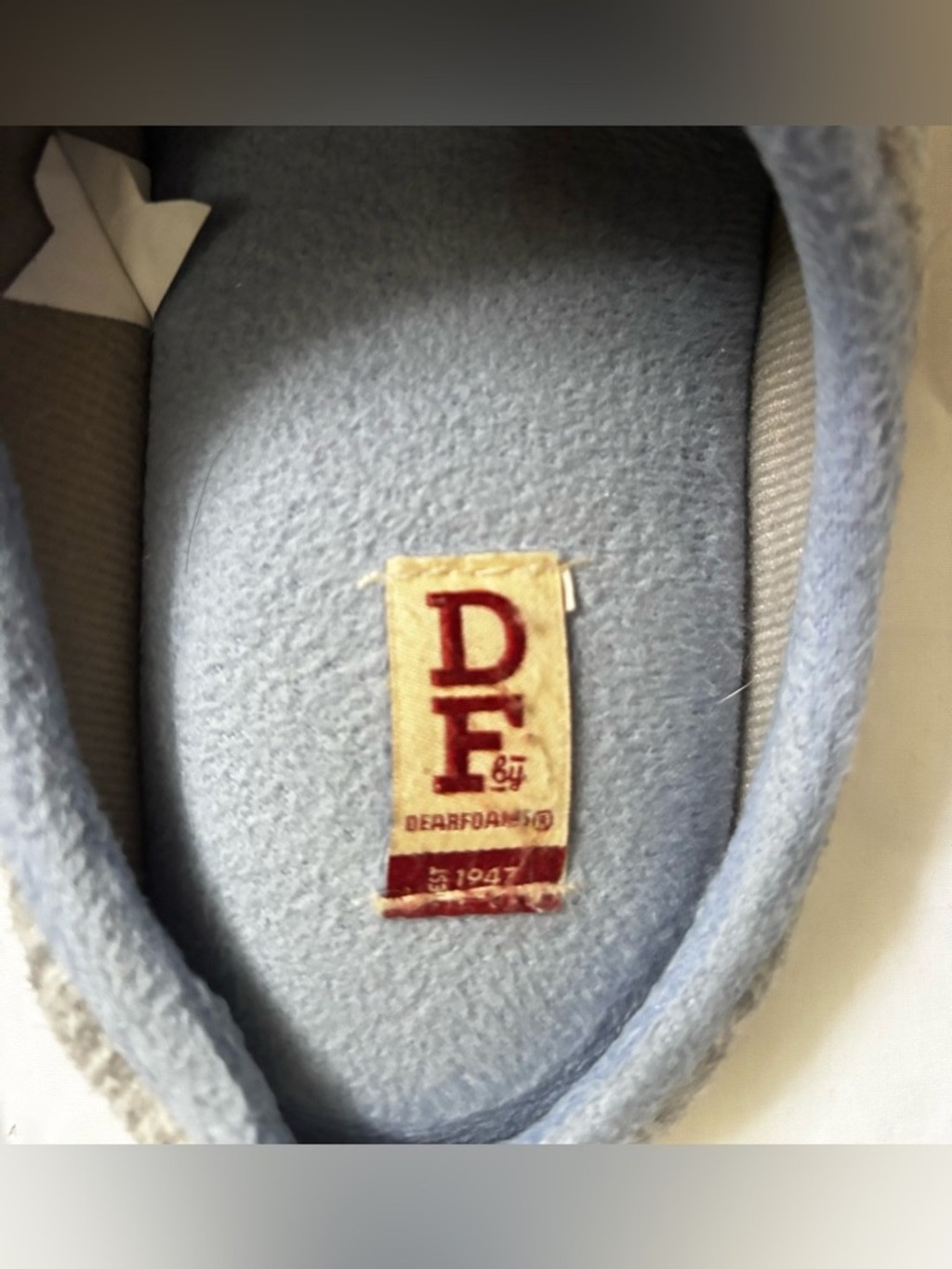 Dearfoams Women’s Slipper Bundle in Blue/Black/White/Grey Sz M 7-8