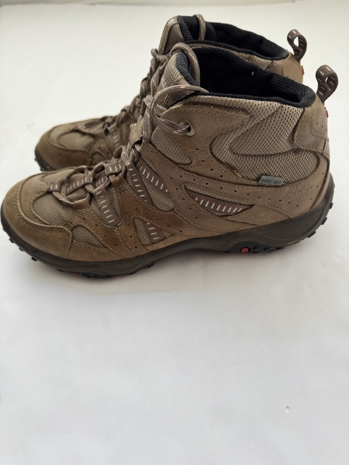 Ecco Urania Boot Hiking Women’s EU 41 US 10/10.5 Leather Mesh Gore-tex Outdoor