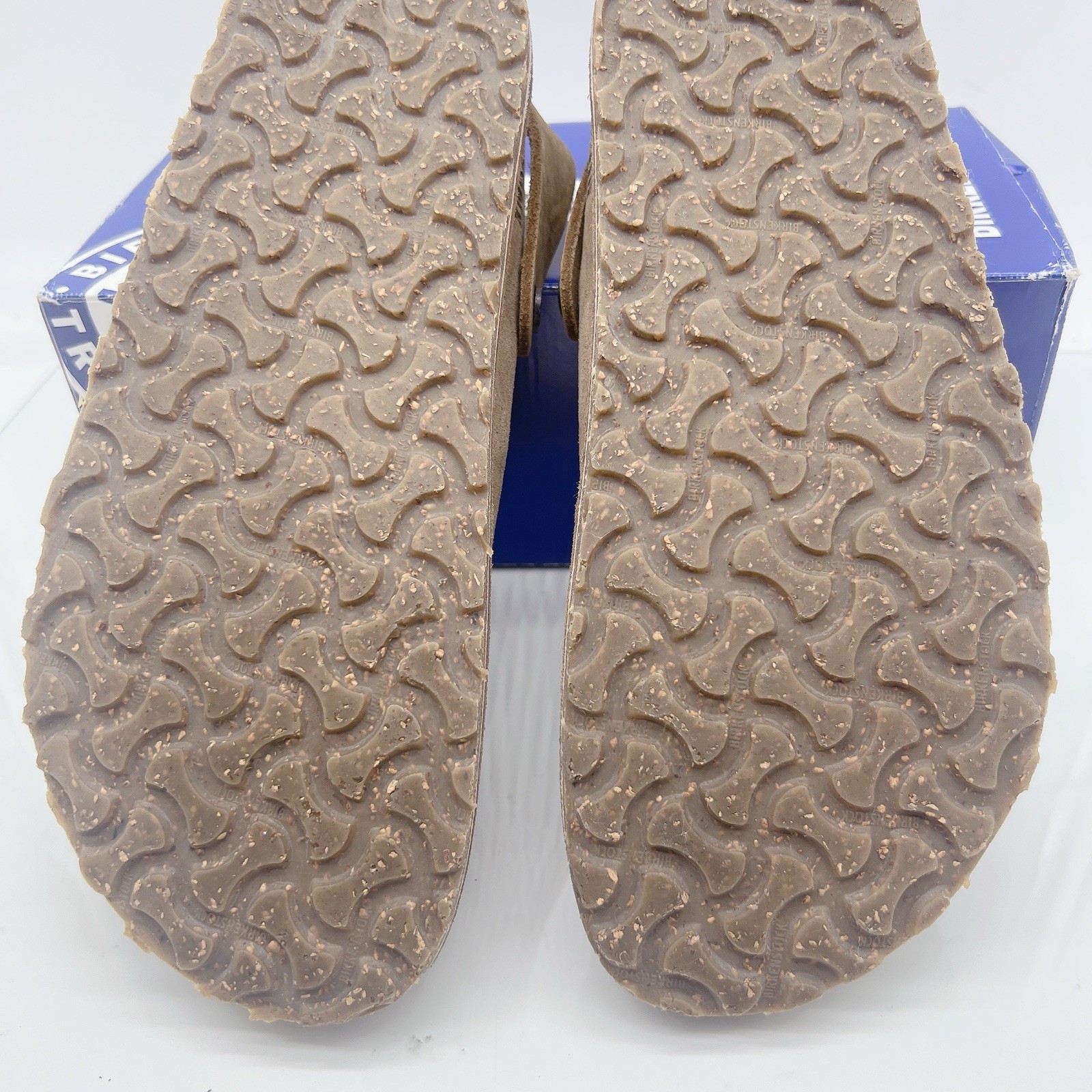Birkenstock Lutry Clogs Comfort Shoes Premium Taupe Suede EU 41 Wms US 10- 10.5