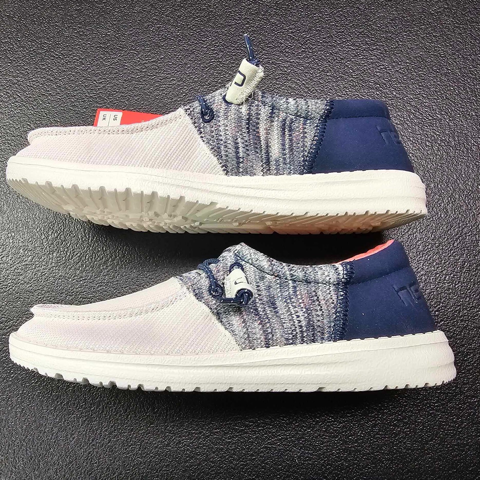 Hey Dude Women’s Wendy Sox Funk Navy Shoes NIB! 2022