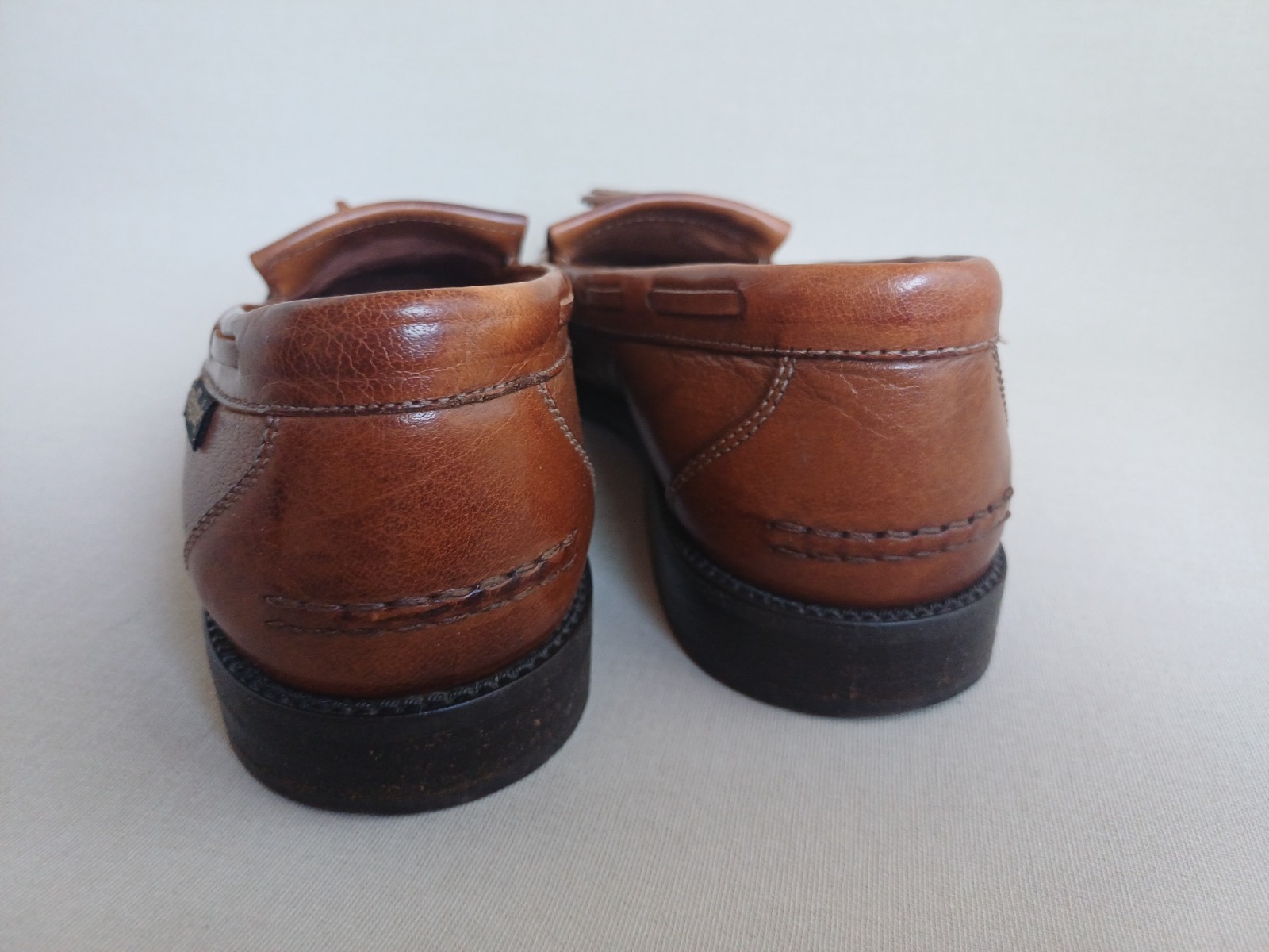 RUSSELL & BROMLEY Chester Brown Tassel College Loafers Shoes | SIZE 37.5 US 7