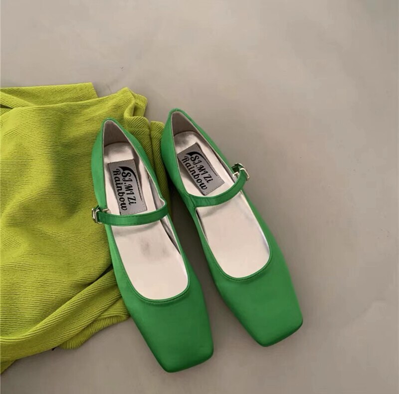 Women Flat Shoes Round Toe Shallow Soft Ballerina Shoes Casual Ballet Loafers