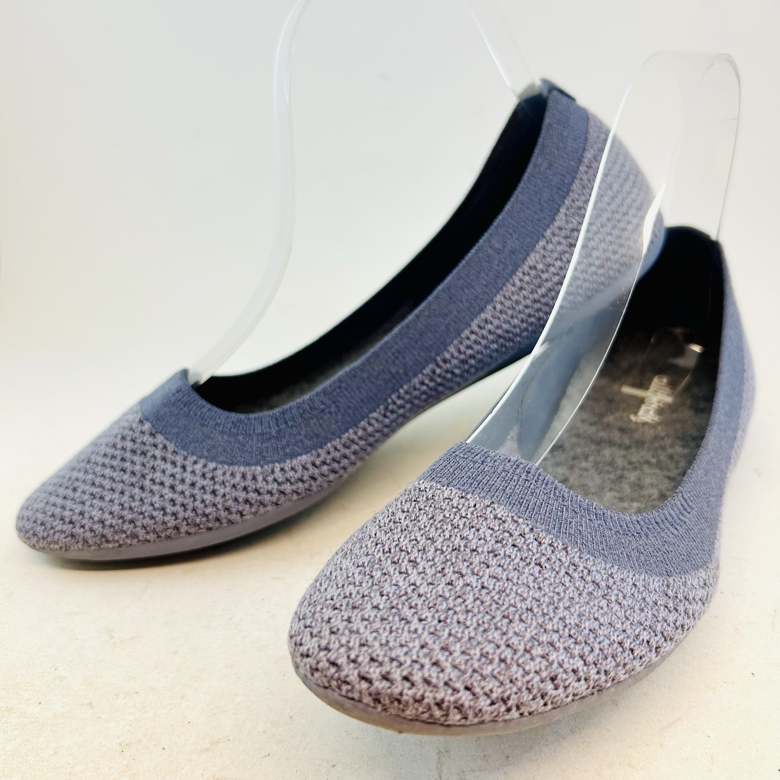 Allbirds Women’s Mist Gray Tree Breezers Lyocell Ballet Flats, size 7.5 EU 37.5