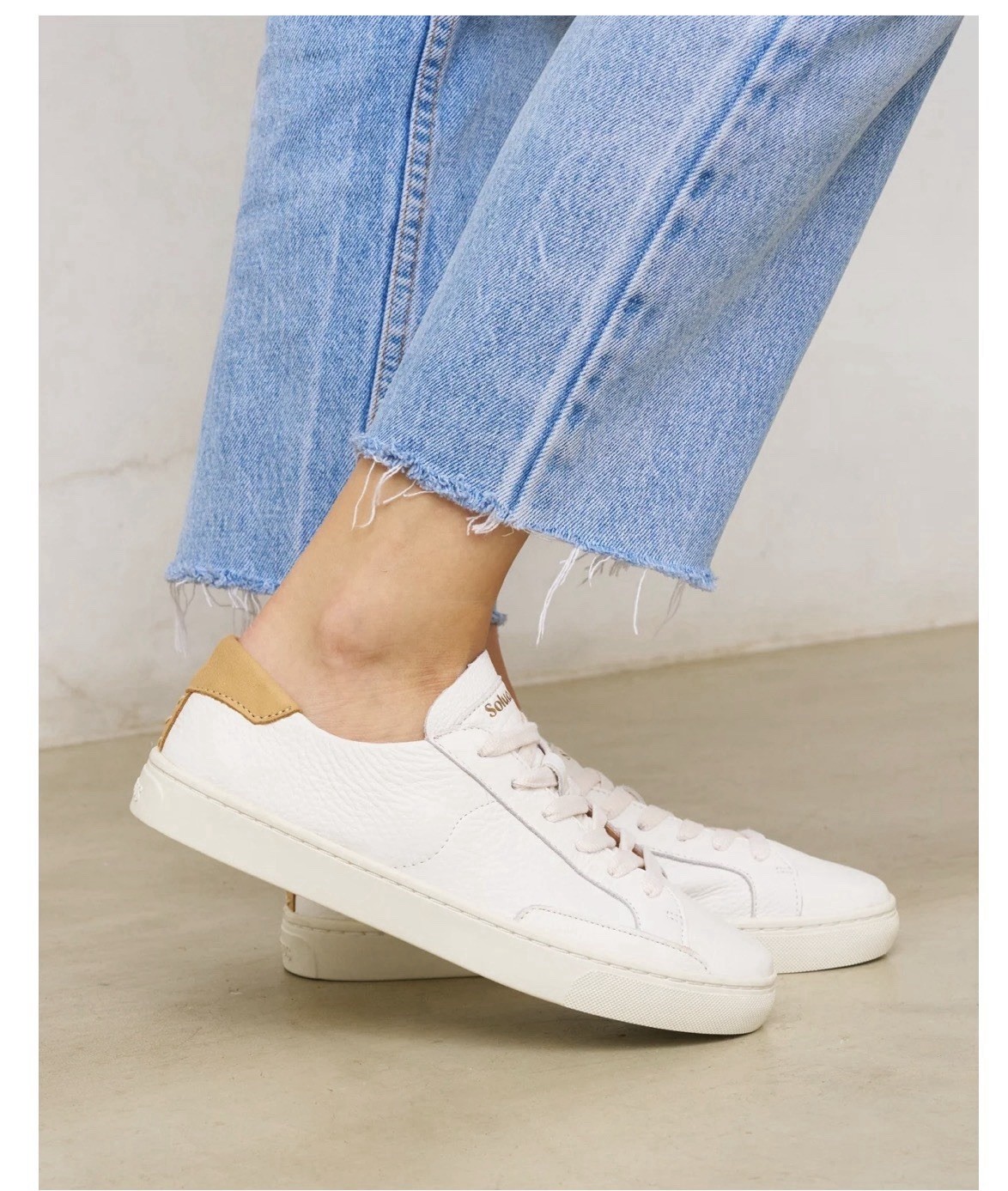 Soludos The Ibiza Classic Sneaker Oasis White Size 6.5 New