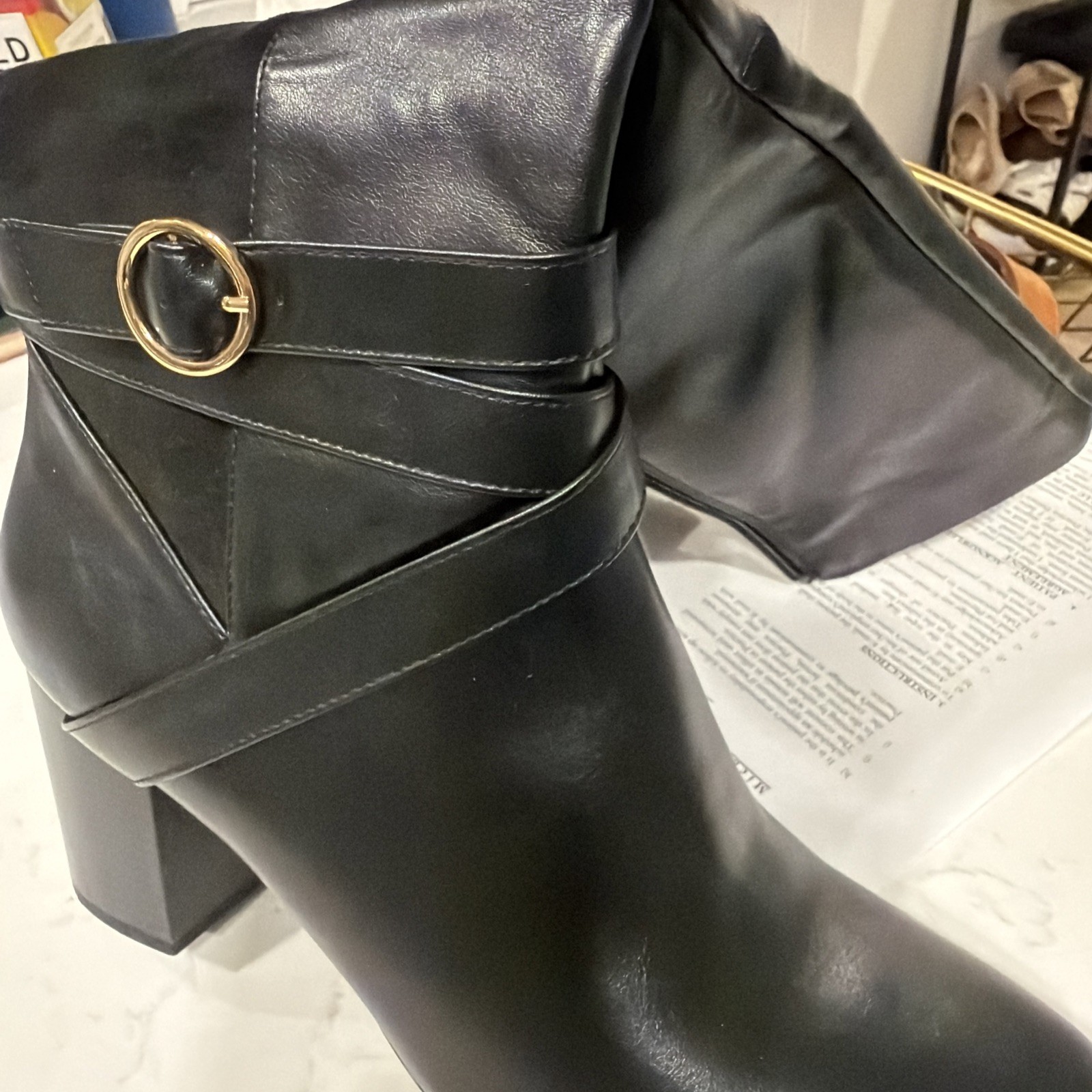 Liz Claiborne Black Harwin Riding Boots Size 10M New in Box