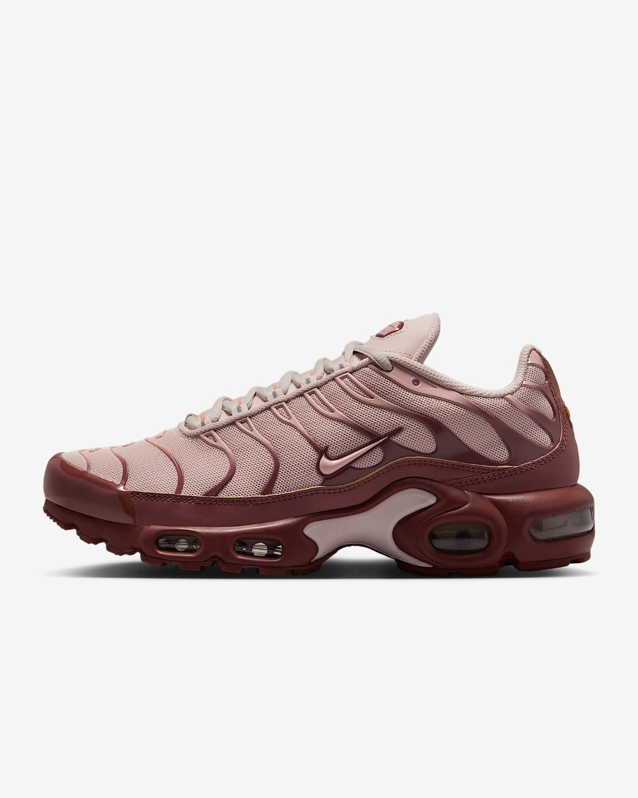 NIKE Women’s Air Max Plus DZ3671-201 Red Sepia Silt Red Reb Stardust