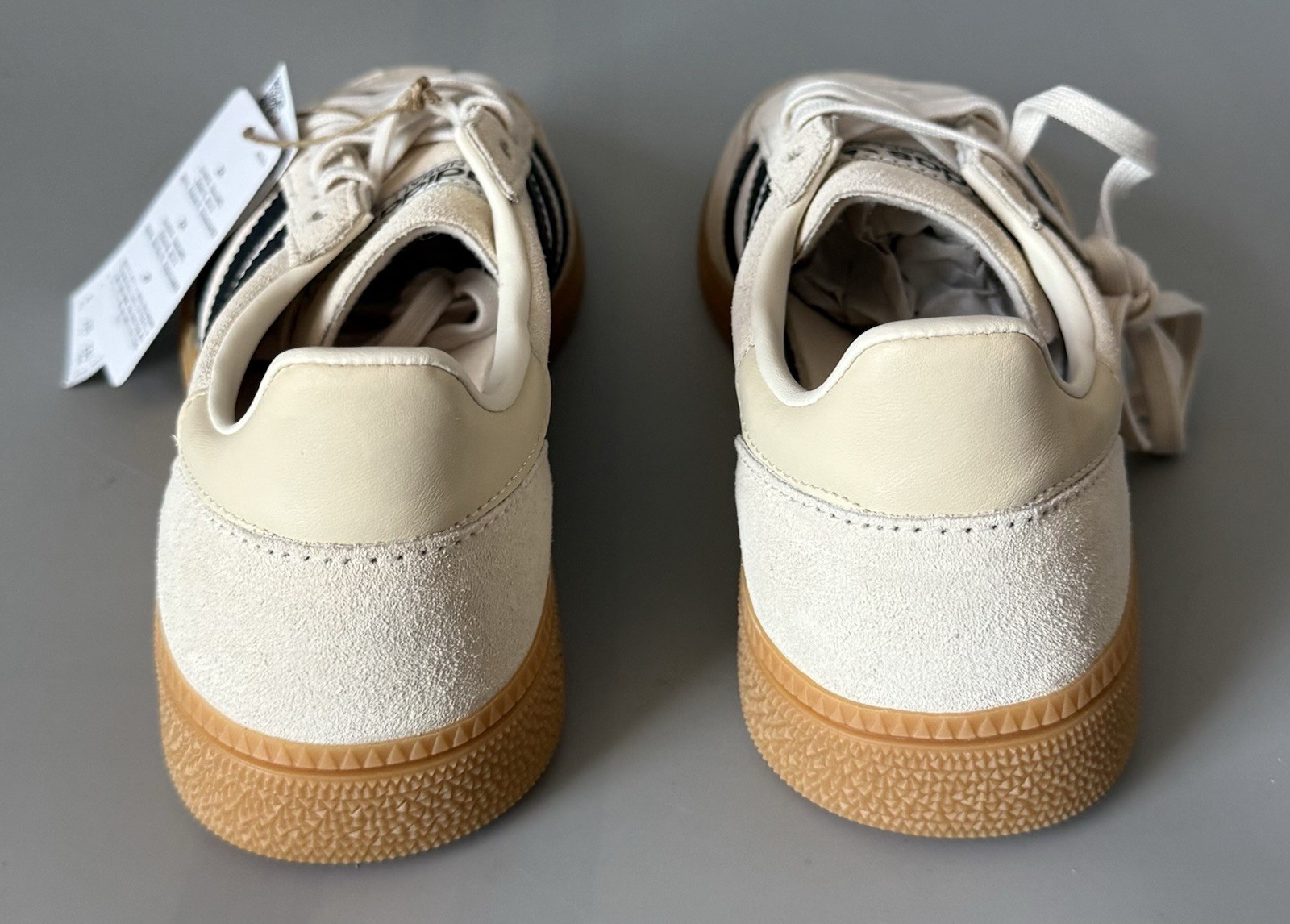 Adidas Handball Spezial J Sneakers Beige/White/Black/Gum — New w/ Box — Women 5