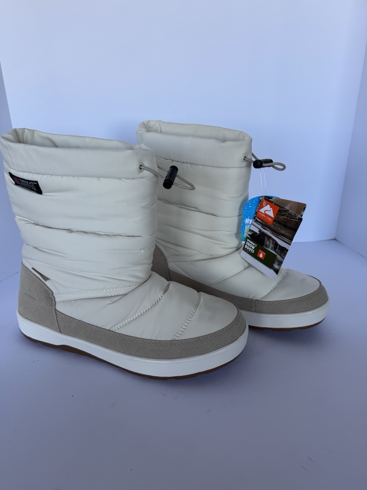 OZARK TRAIL WOMEN 11 M, SNOW BOOTS, 3M THINSULATE, PULL ON, NEW, RETAIL $50