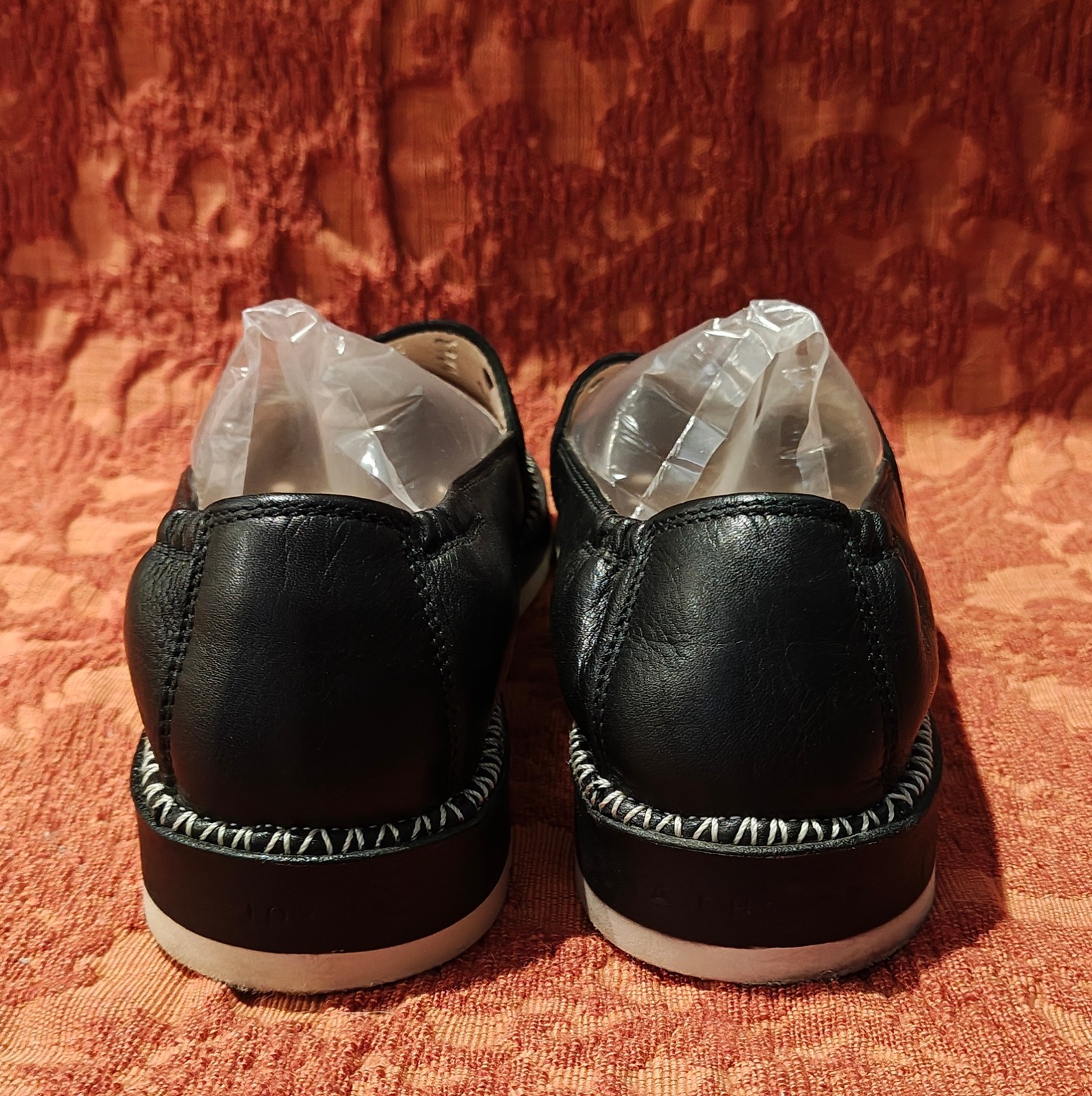 Hispanitas Black Leather and Suede, Made in Spain, EURO Size 38, US Size 7.5