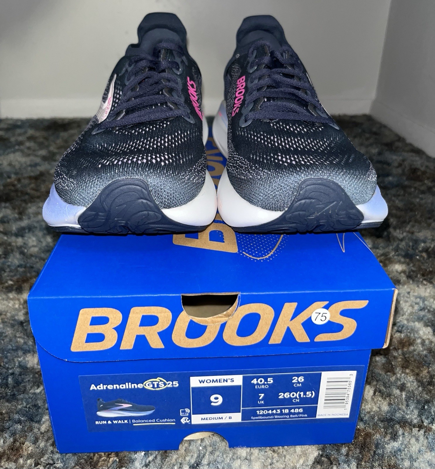 Brooks Adrenaline GTS 23 Women’s Running Shoes Pink/Blue, Size 9