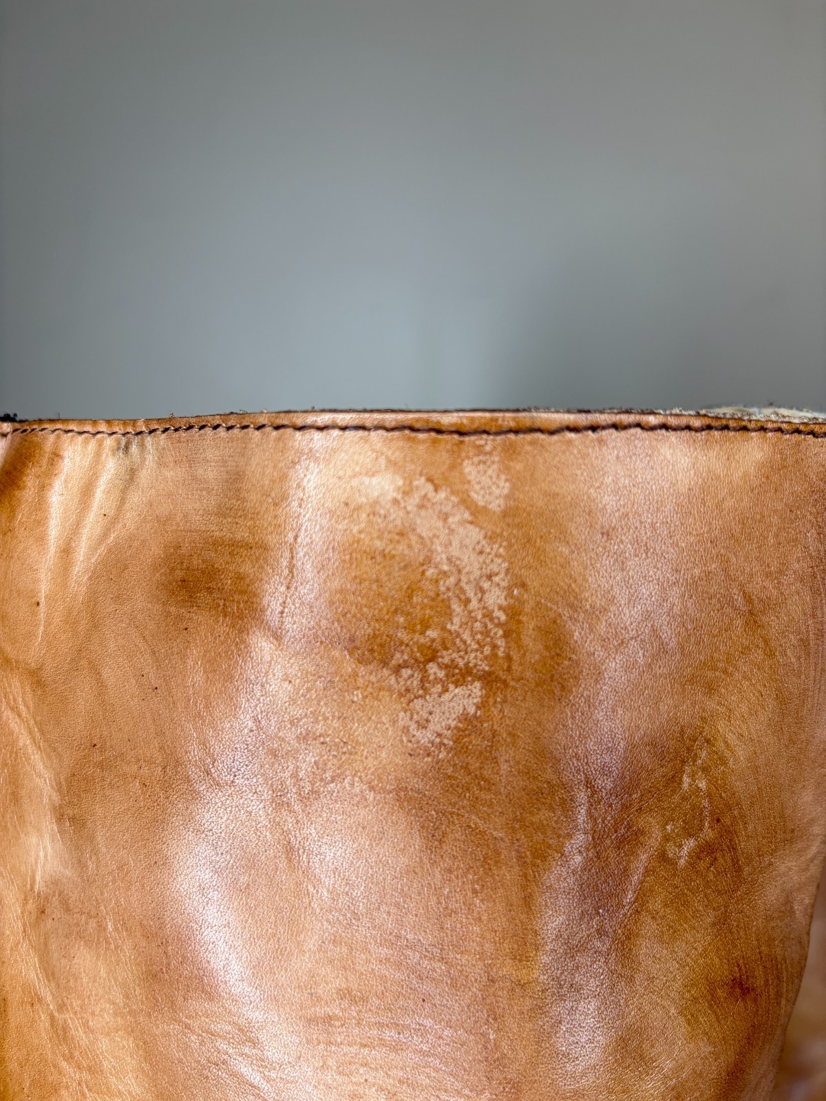 BED STU Tess Tan Distressed Leather Tall Riding Boots BedStu Size 7.5