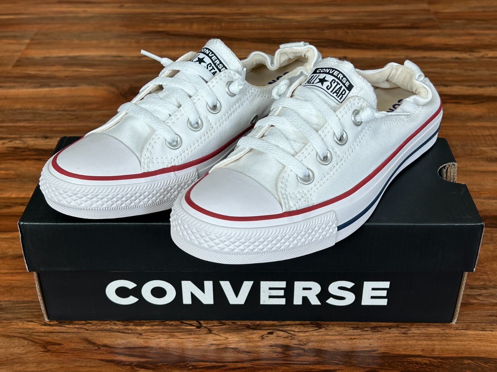 Converse All Star Shoreline Slip On Women’s Black & White All Sizes