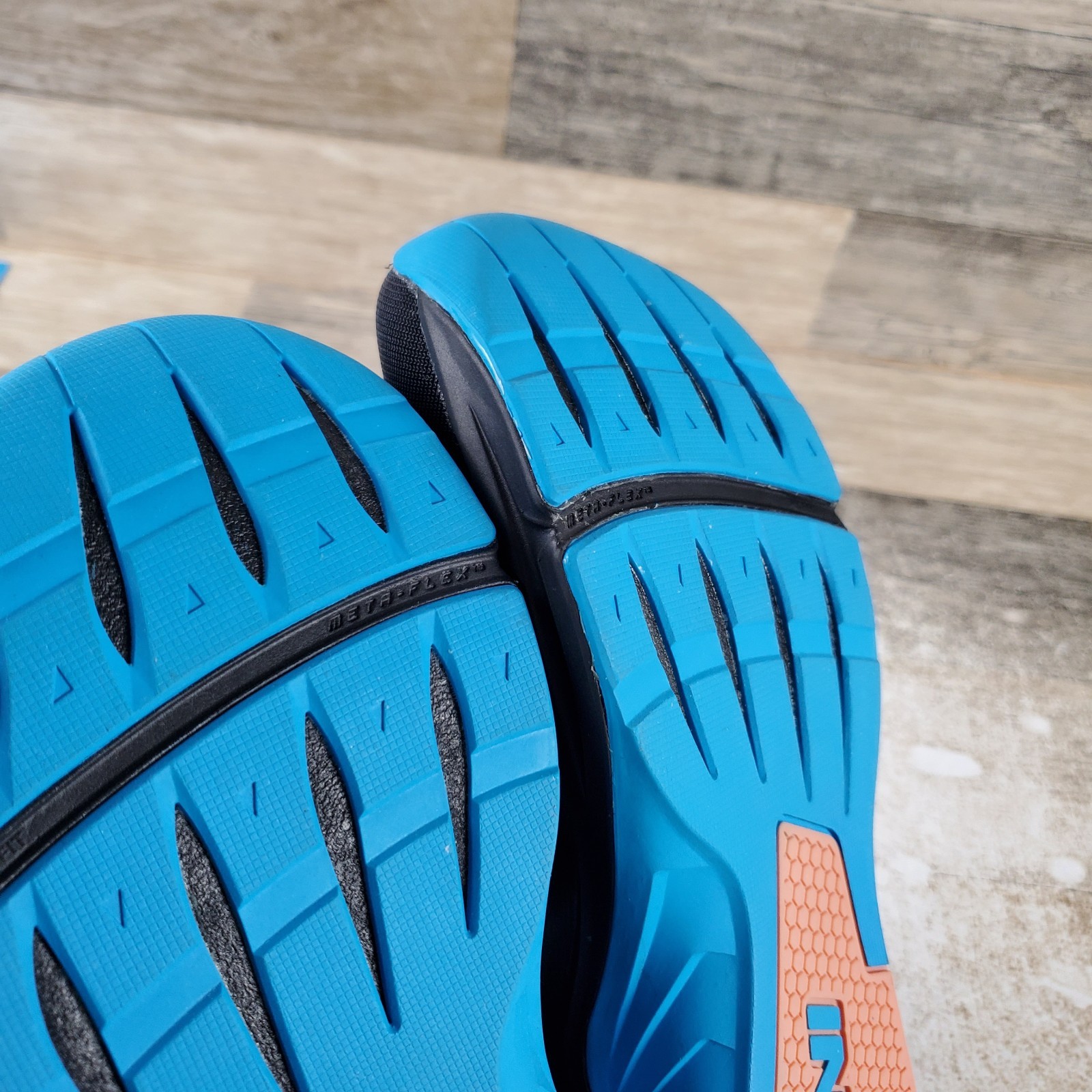 Inov8 F-Lite Womens Gym Shoes Sz 9 Running Athletic Black Coral Blue Sneakers