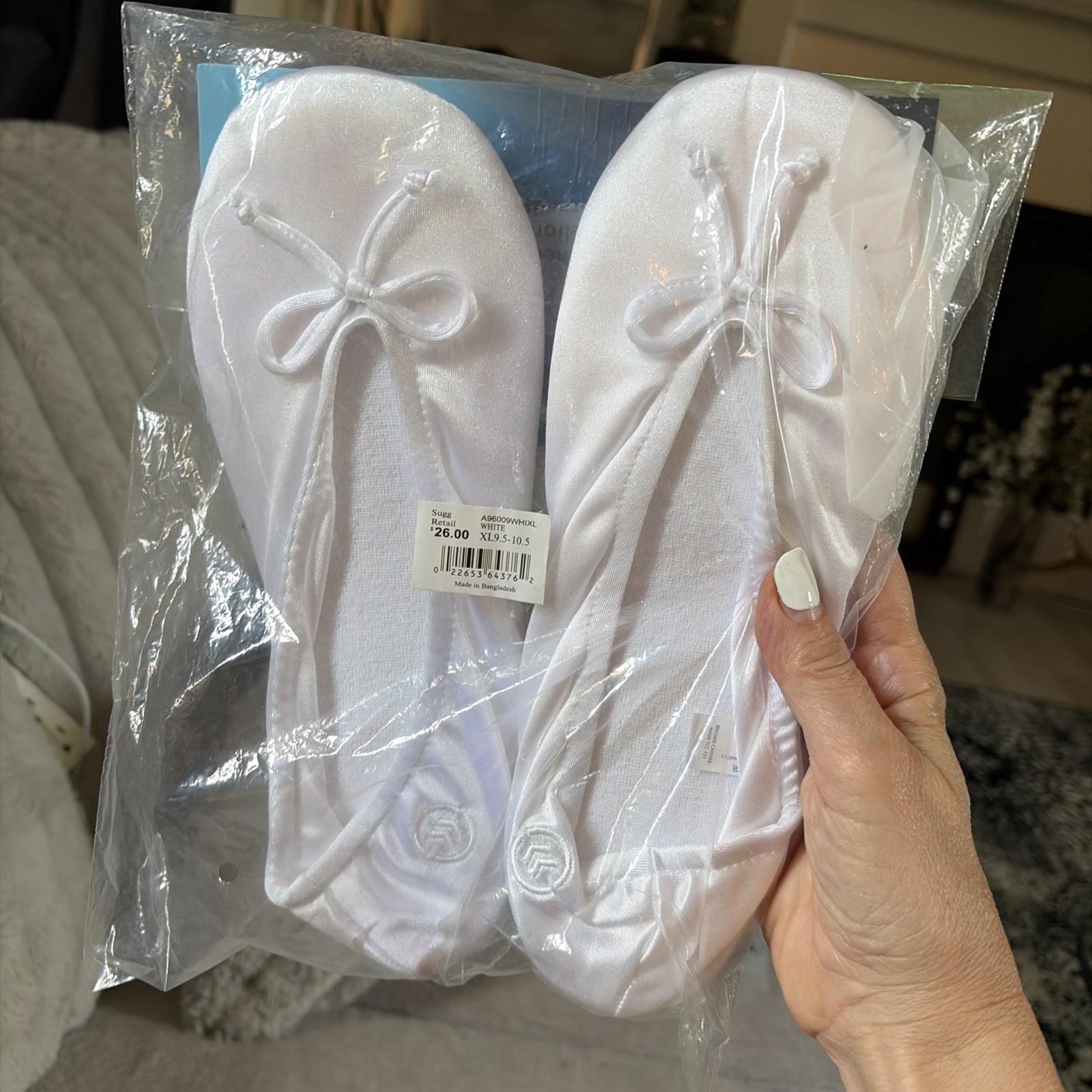 isotoner womens Isoflex Ballet Slippers Size Xl 9.5-10.5