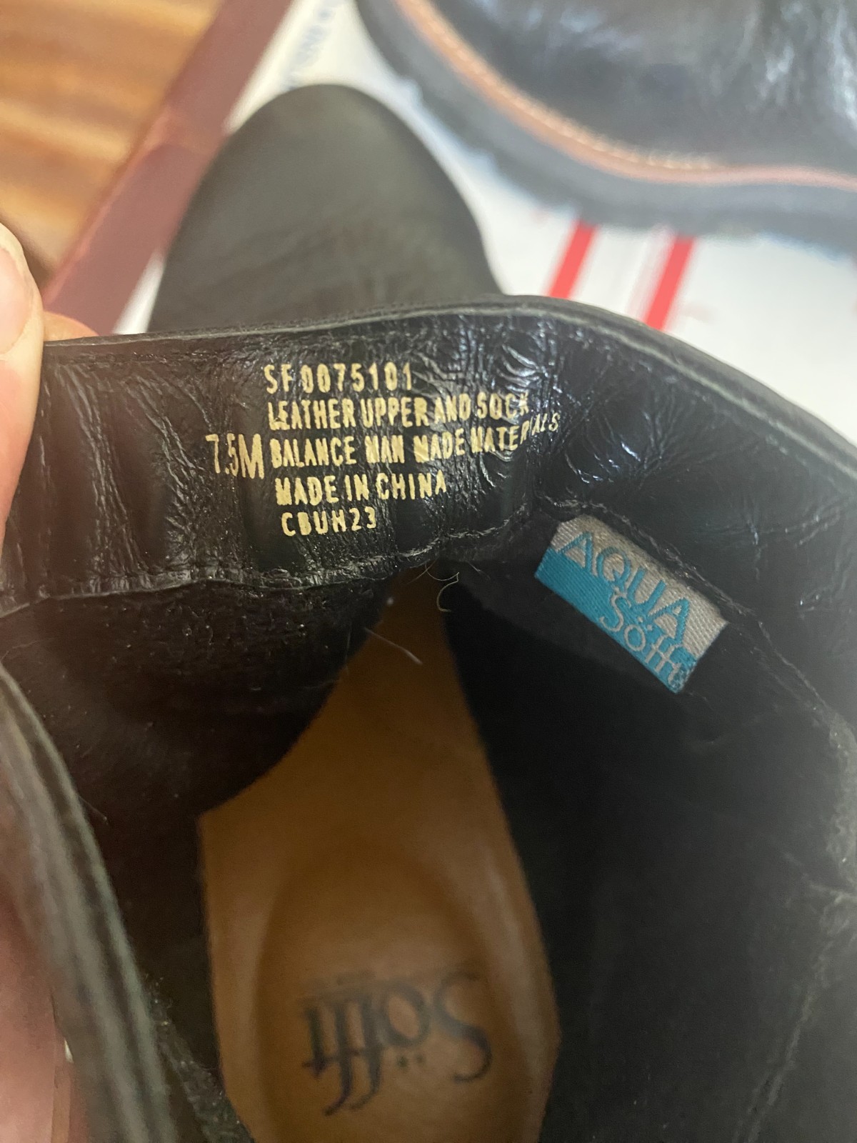 Black ankle boot Sofft brand size 7.5m
