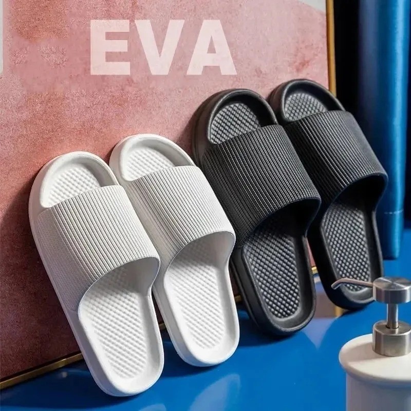 EVA Shower Slippers Non Slip Soft Sole Bathroom Sandals Indoor Home Shoes