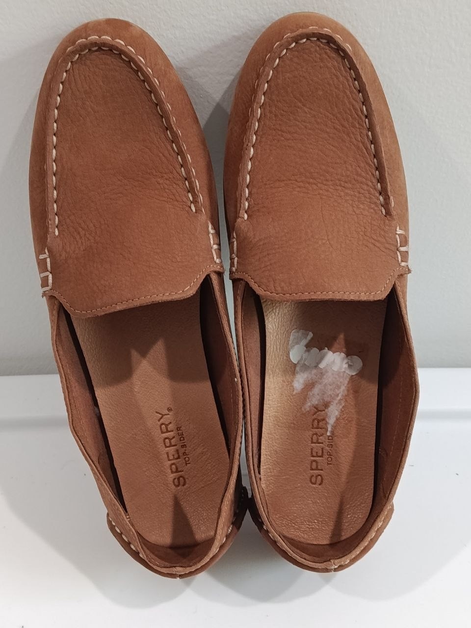 Sperry Top-Sider Womens Suede Leather Loafers Size 8.5M Slip On Driving Mocs