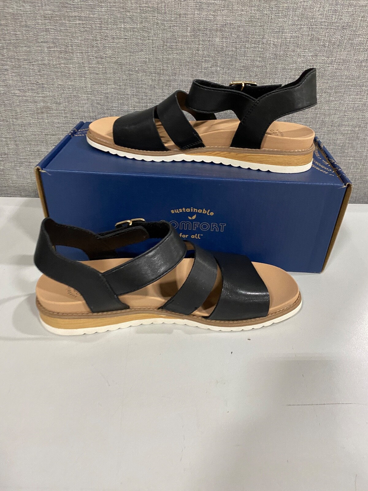 Dr. Scholl’s Island Glow Women’s Sandal – Size 7 – Black