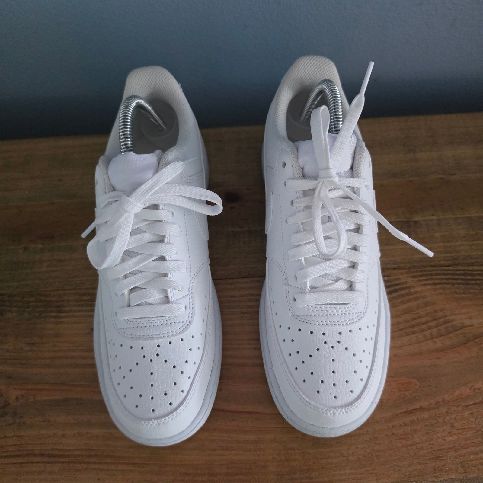 Nike Womens Court Vision Low Next Nature White Sneakers DH3158-100 Size 8.5