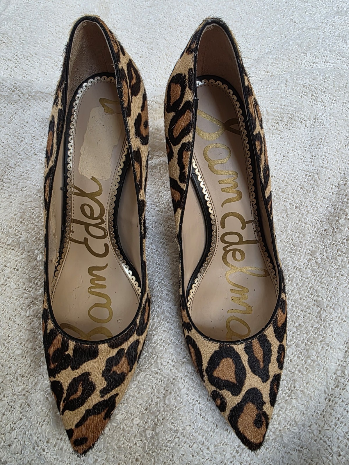 Sam Edelman leopard Print Size 9 Stilletto Heels See Photos And Description
