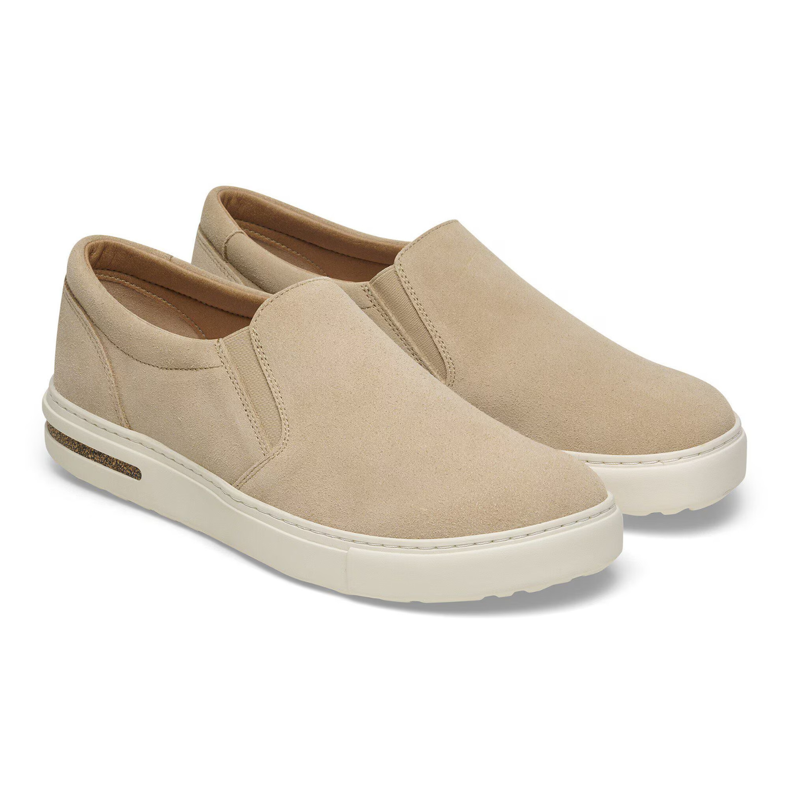 Birkenstock Oswego Women’s Suede Leather Sandcastle Slip-On Shoes Size EU36/USA6