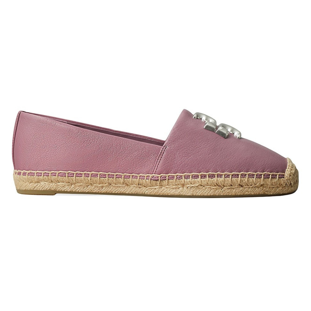 Tory Burch Eleanor Flats Women’s US 11 Cipria Leather Slip On Espadrille ZAP720