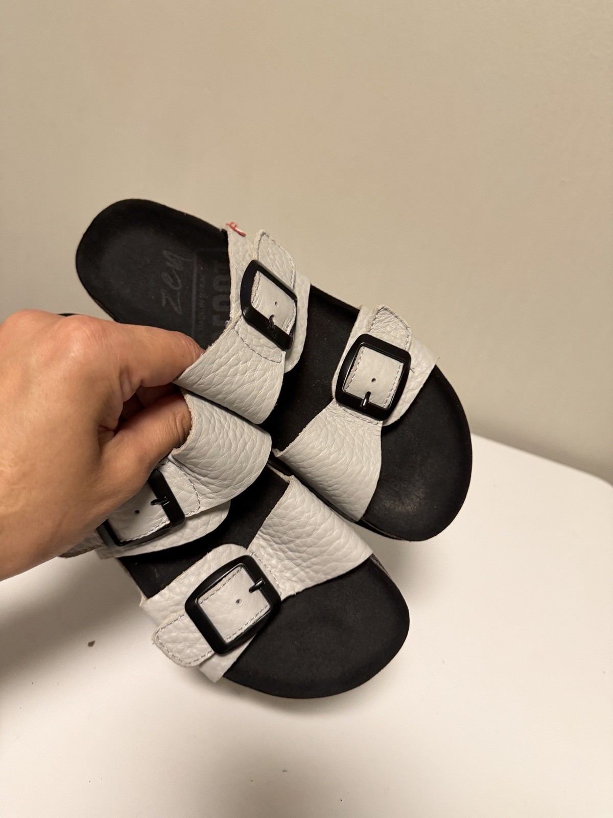 OnFoot Naoshima Ash Leather Sandals 1100 Women’s EU 36 US 5-5.5