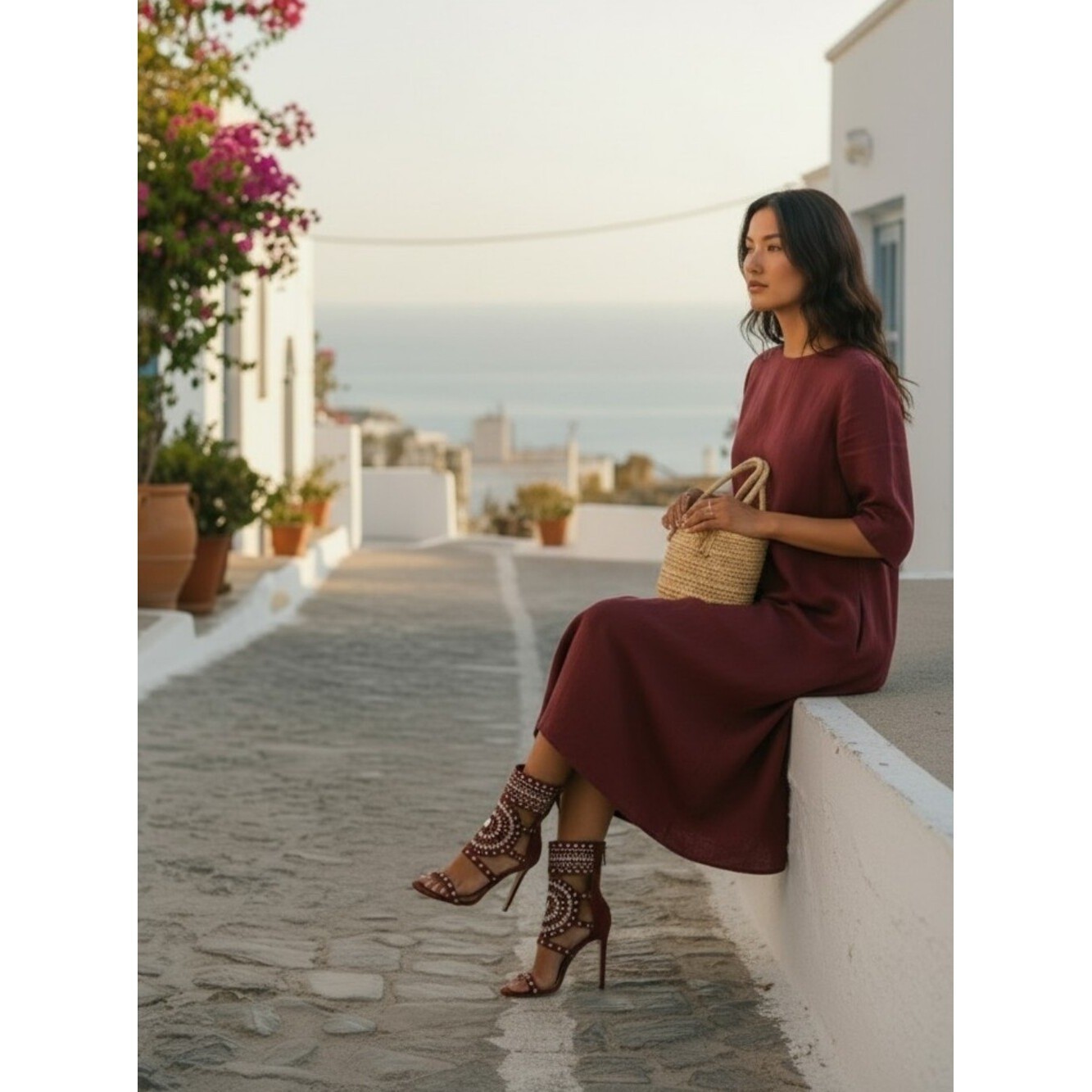 Cape Robbin Burgundy High-Heel Sandals