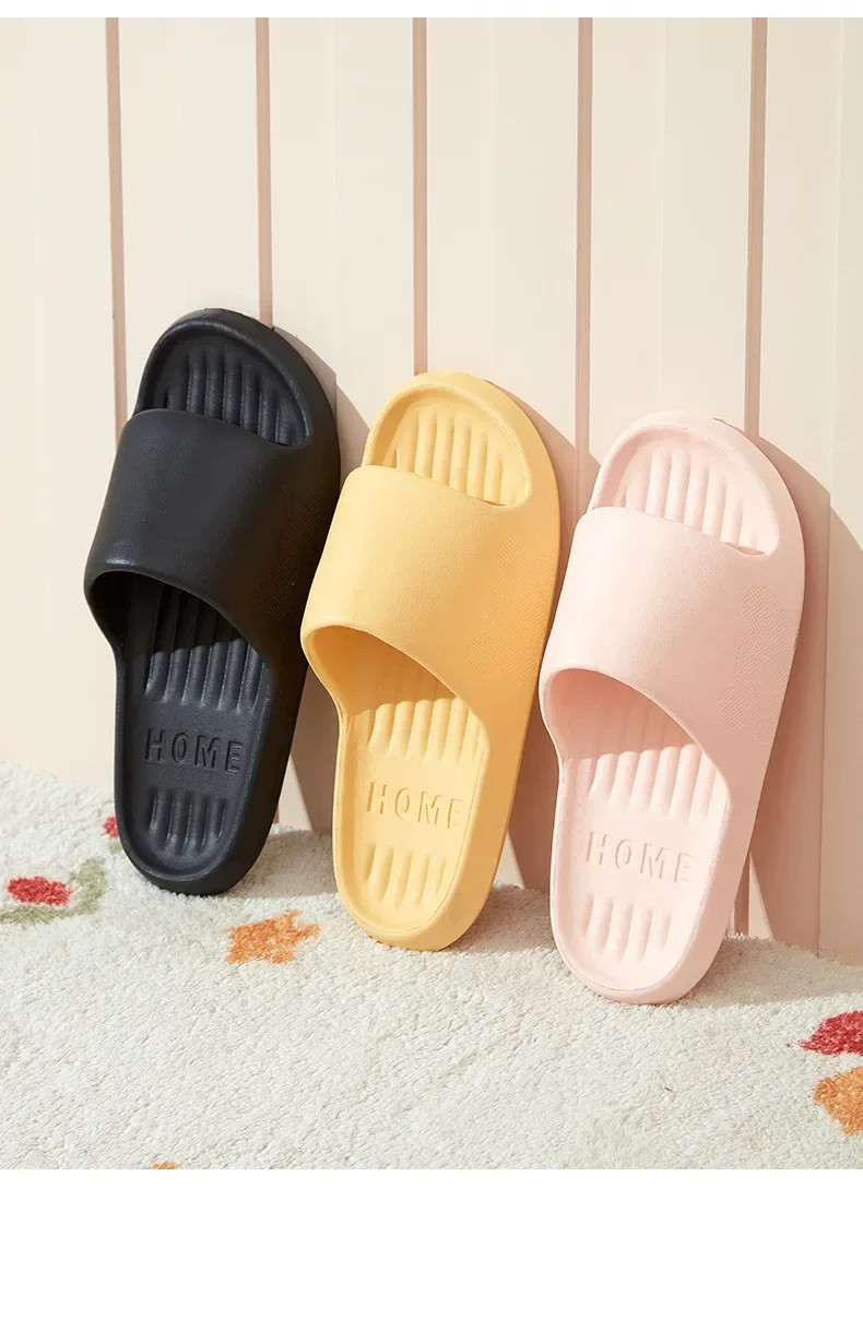 Soft Slippers Couples Home Outdoor Slipper Summer Women Bedroom Thick Bottom Sho