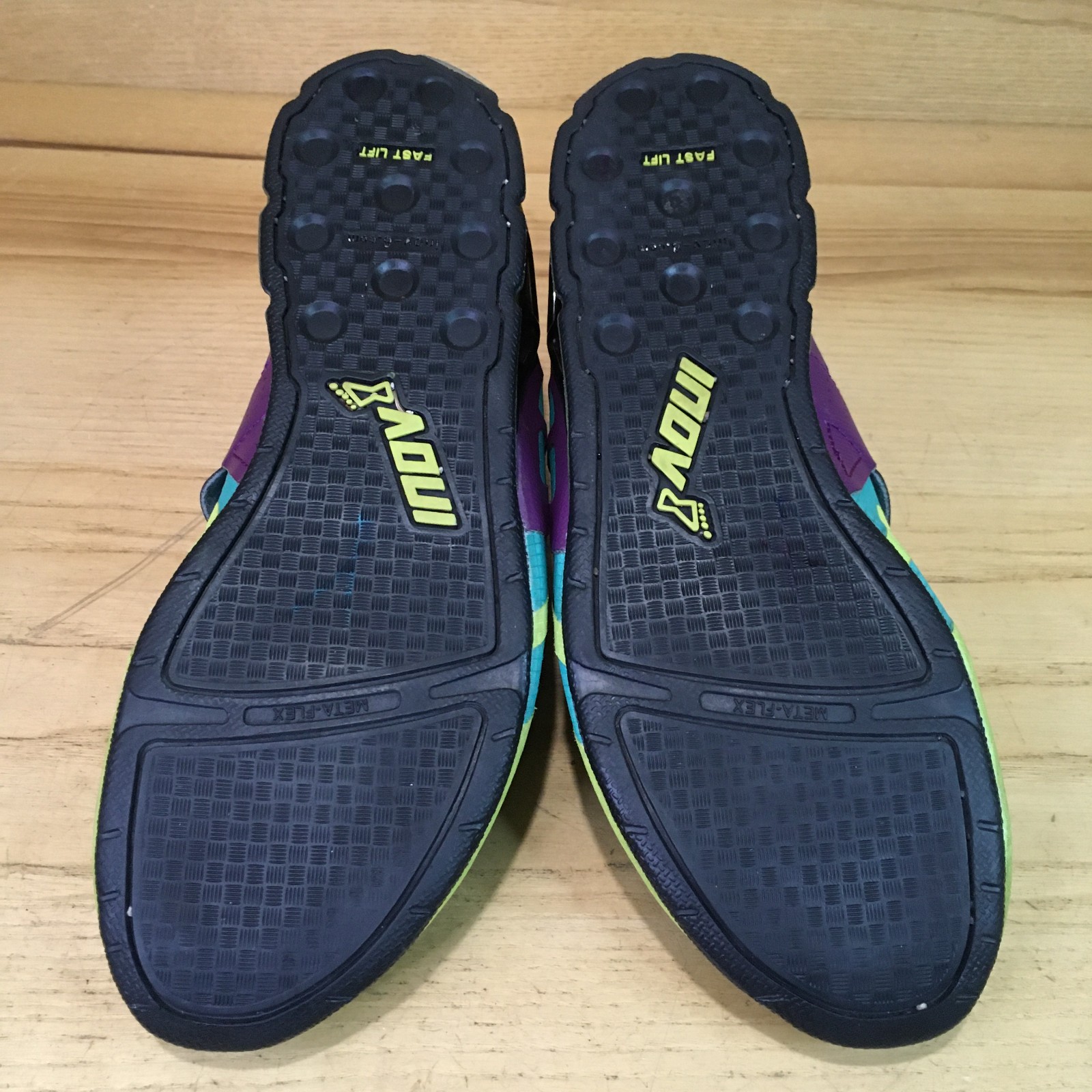 Inov-8 Fastlift 315 Shoes Women’s Sz 10.5 Weightlifting Training Gym Blue Yellow