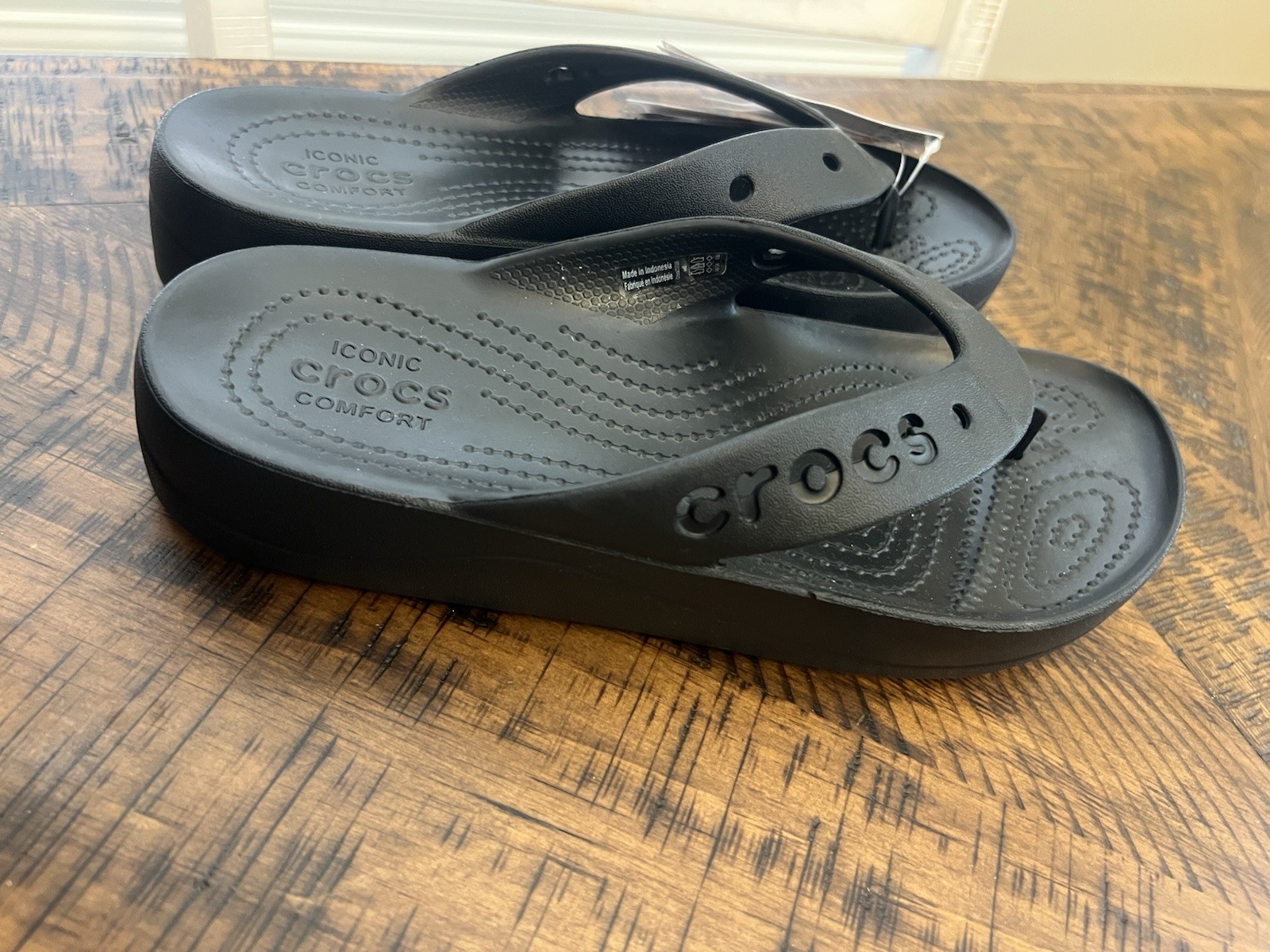 Crocs Baya Platform Flip Flop Women’s Size 6 New