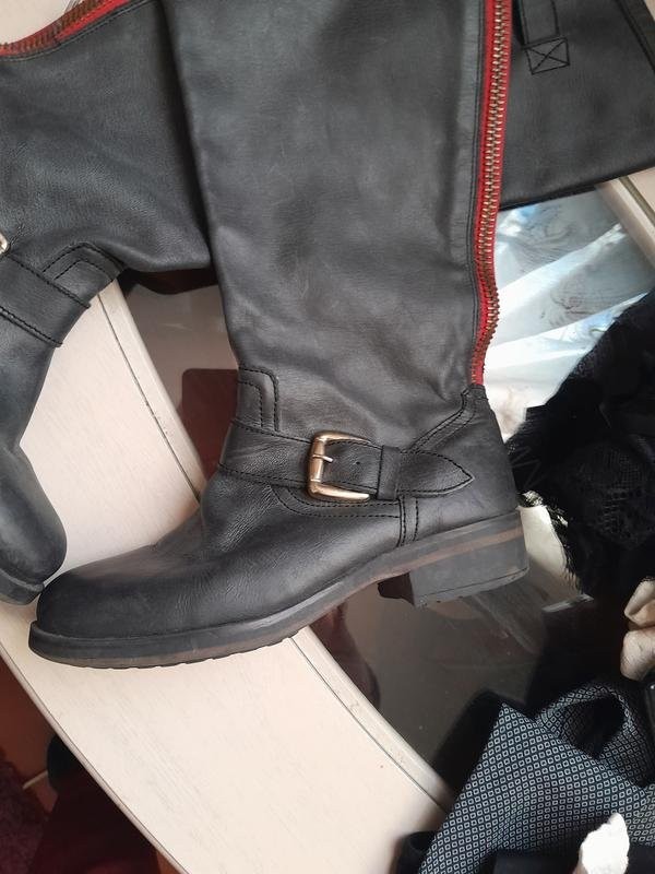 women steve madden boots black 7.5