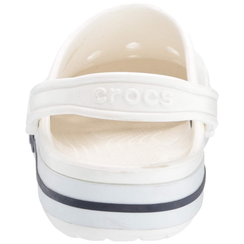 Crocs Unisex Bayaband Clog Women – White/Navy