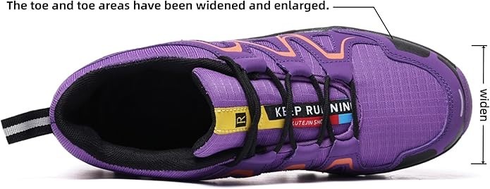 Waterproof Hiking Shoes for Women Lightweight Non-Slip Trails Walking Shoes