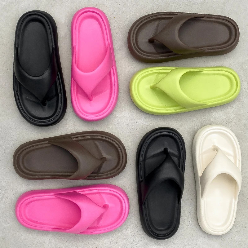 Women’s Classy Flip-flops with Poop Feeling, Female Internet Celebrity Eva Summe