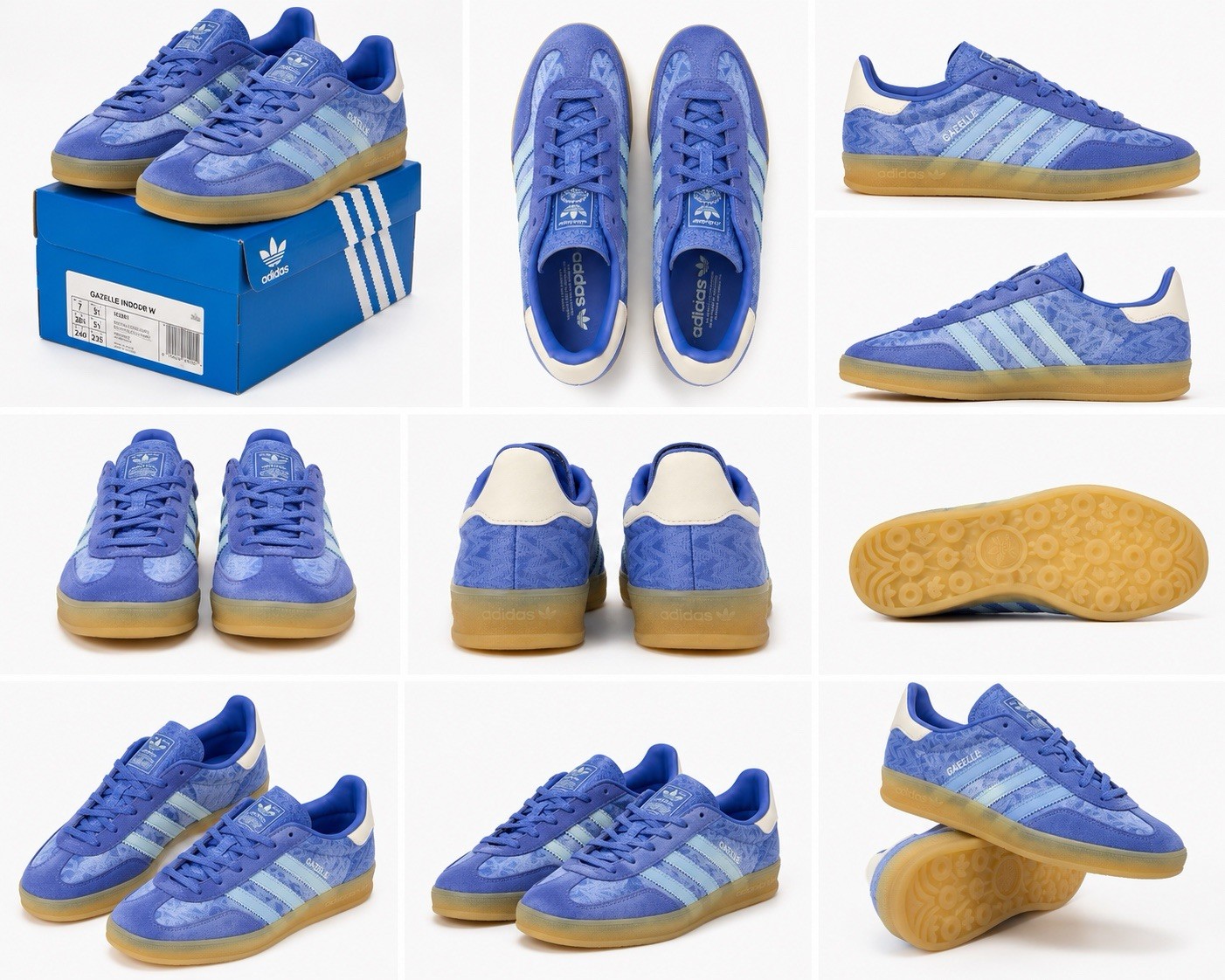 Adidas Originals Gazelle Indoor Women’s Casual Sneakers Shoes KI3581 NEW