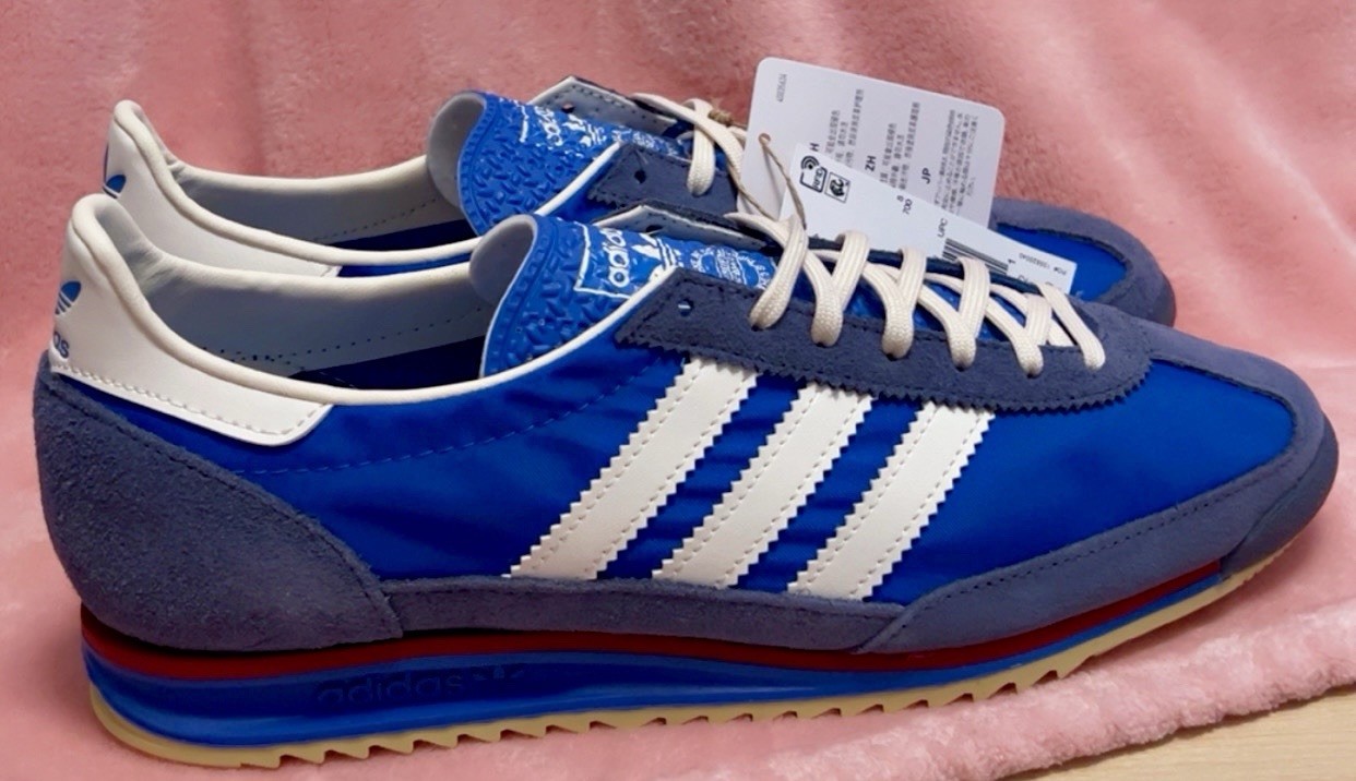 Adidas Woman’s 9.5 SL 72 OG Blue Bird Low Top Lace-Up Nylon Sneaker 2024