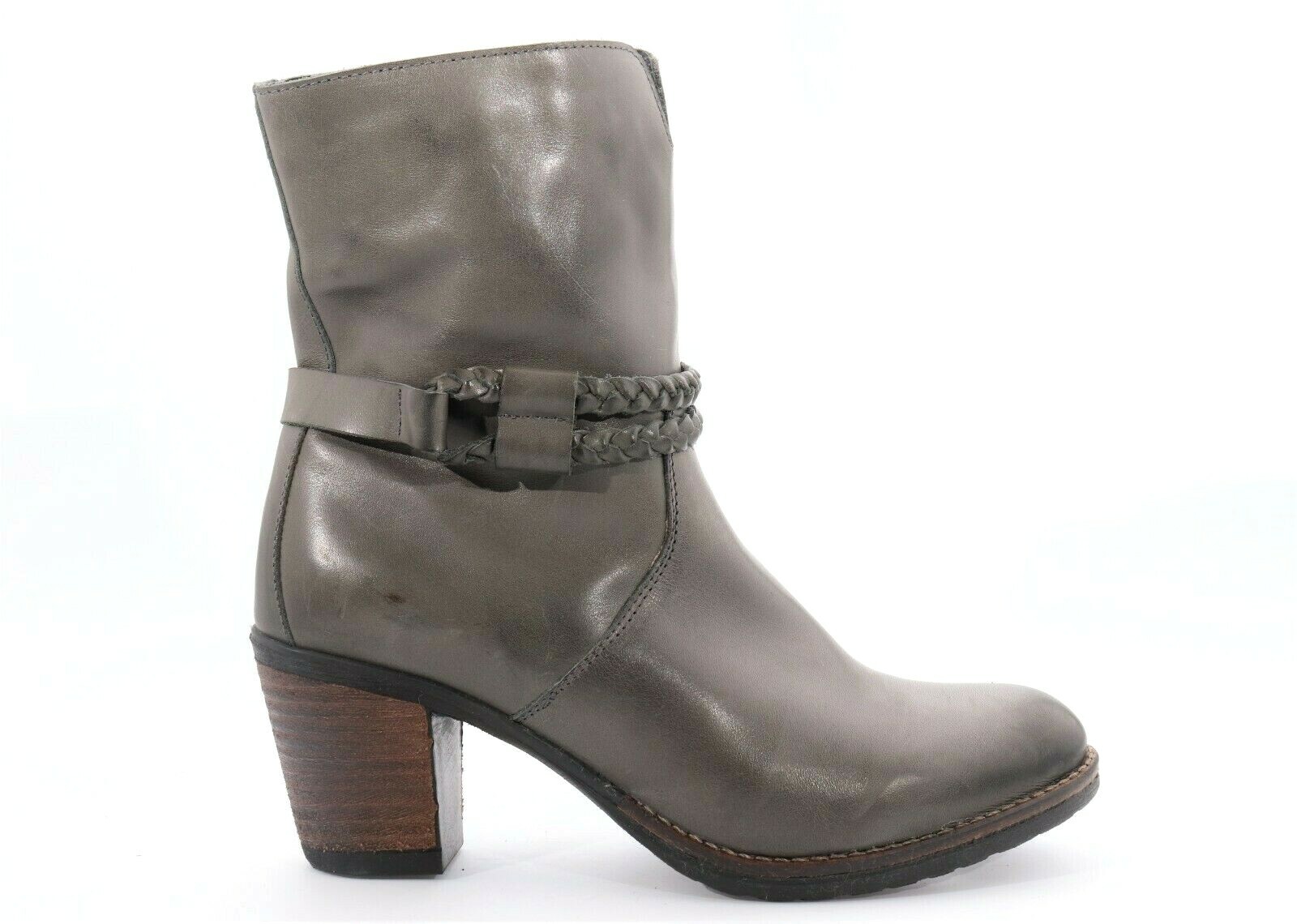 Women’s Mid Calf Boots Heel Fashion Elegant Casual Gray Size 37 ($)