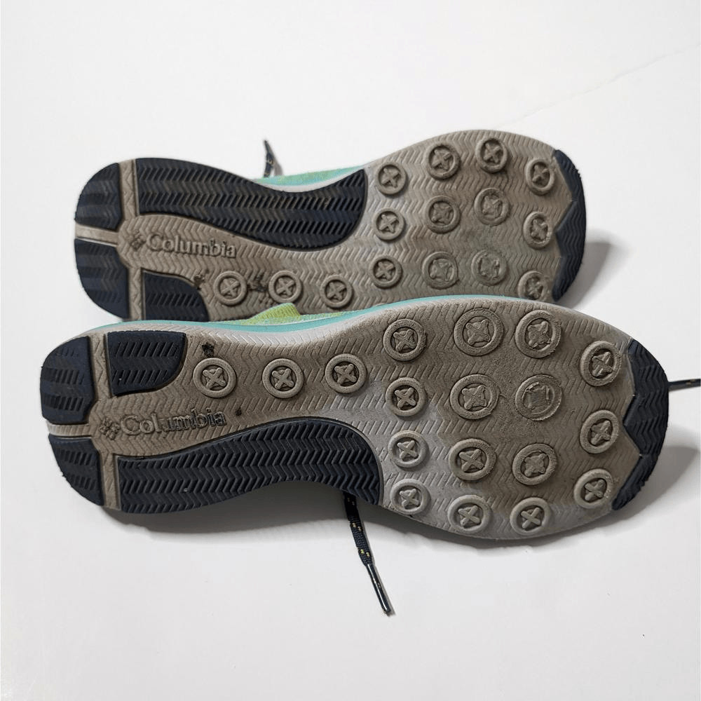 Columbia Chimera Athletic Shoe Knit Lace Up Green Size 7.5