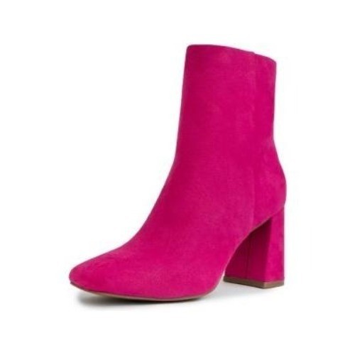 Sugar Womens Element Block Heel Square Toe Dress Booties Fuschia Size 8.5M NIB