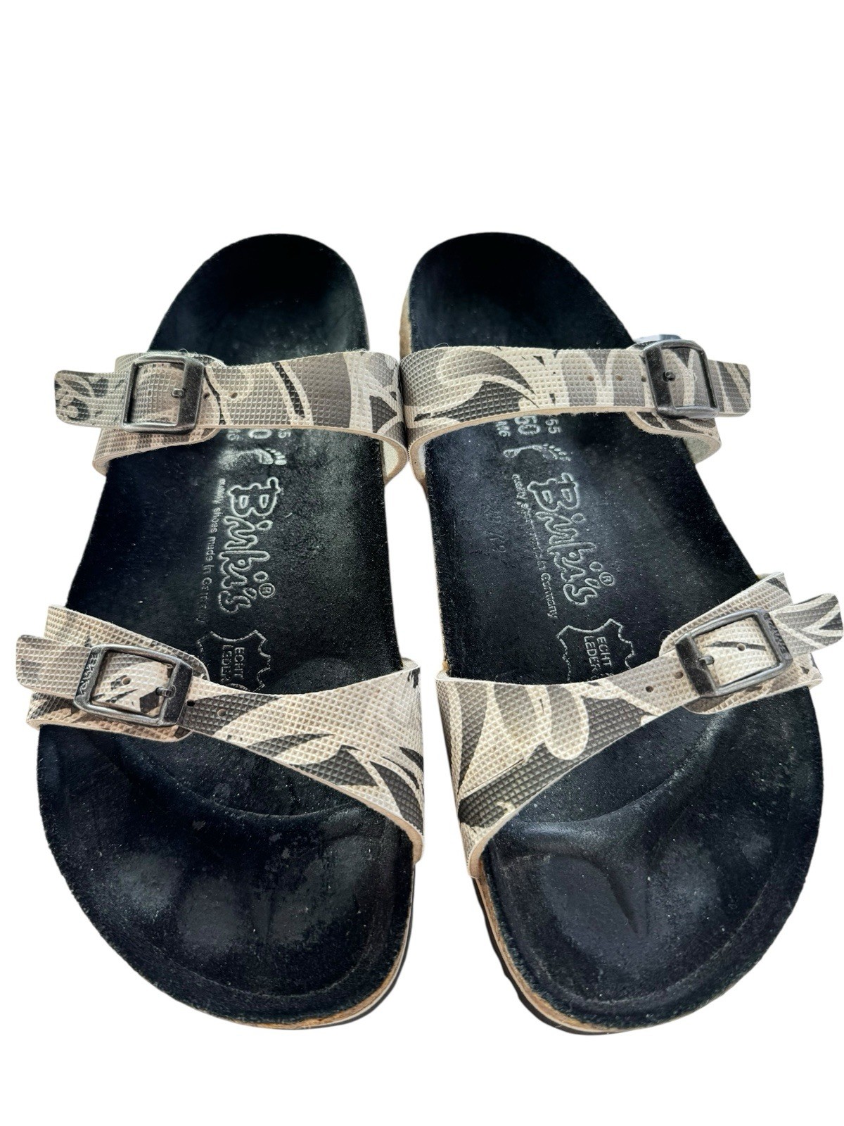 Birki’s by Birkenstock Tahiti Double Strap Sandals EU 39 US 8 Narrow EUC
