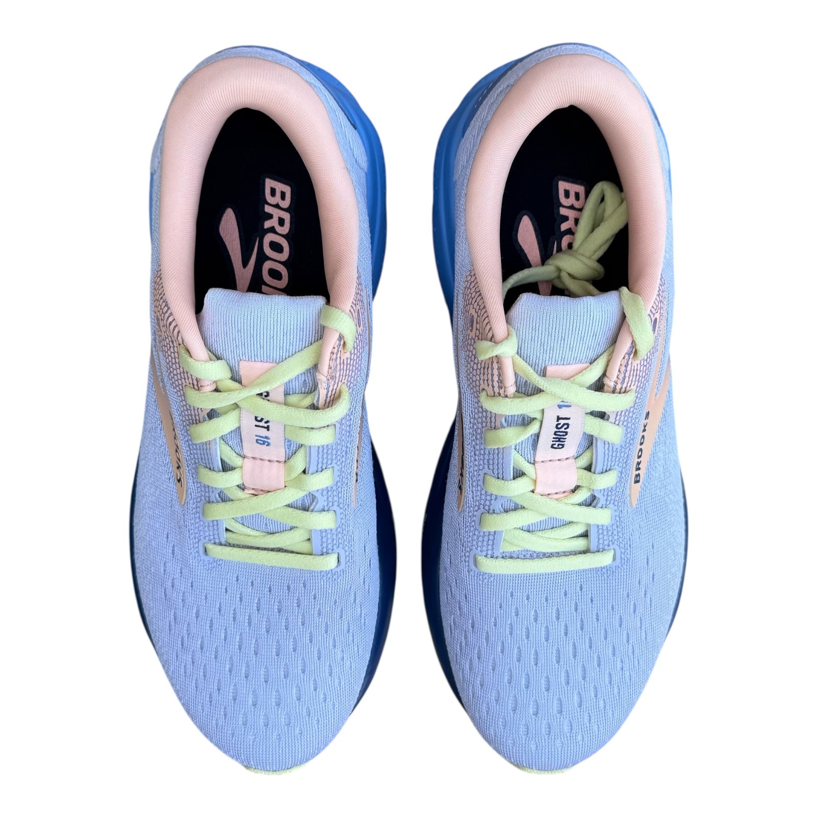 Women’s Brooks Ghost 16 Haze/ Blueprint/ Peach 120407 1B 182 Running Shoes