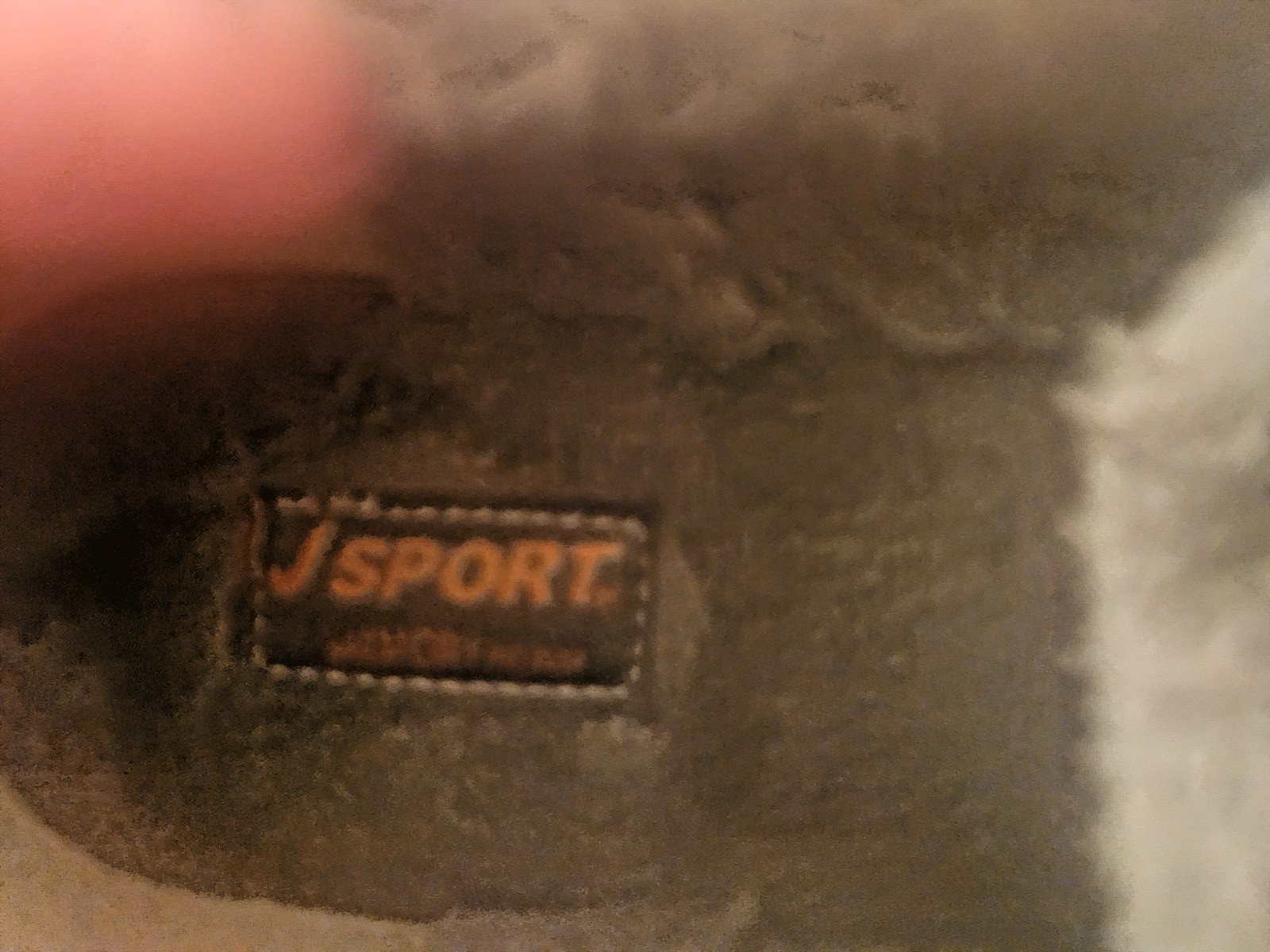 JSport Willa Memory Foam Womens sz 8M Gray Black Faux Fur Lined Comfort Shoes