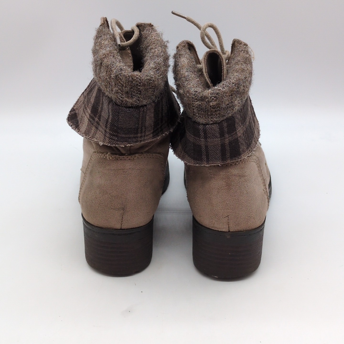 Brash Boots Womens Warwick Brown 8 Ankle Hiking Shoe Flannel Cuff 178375 11