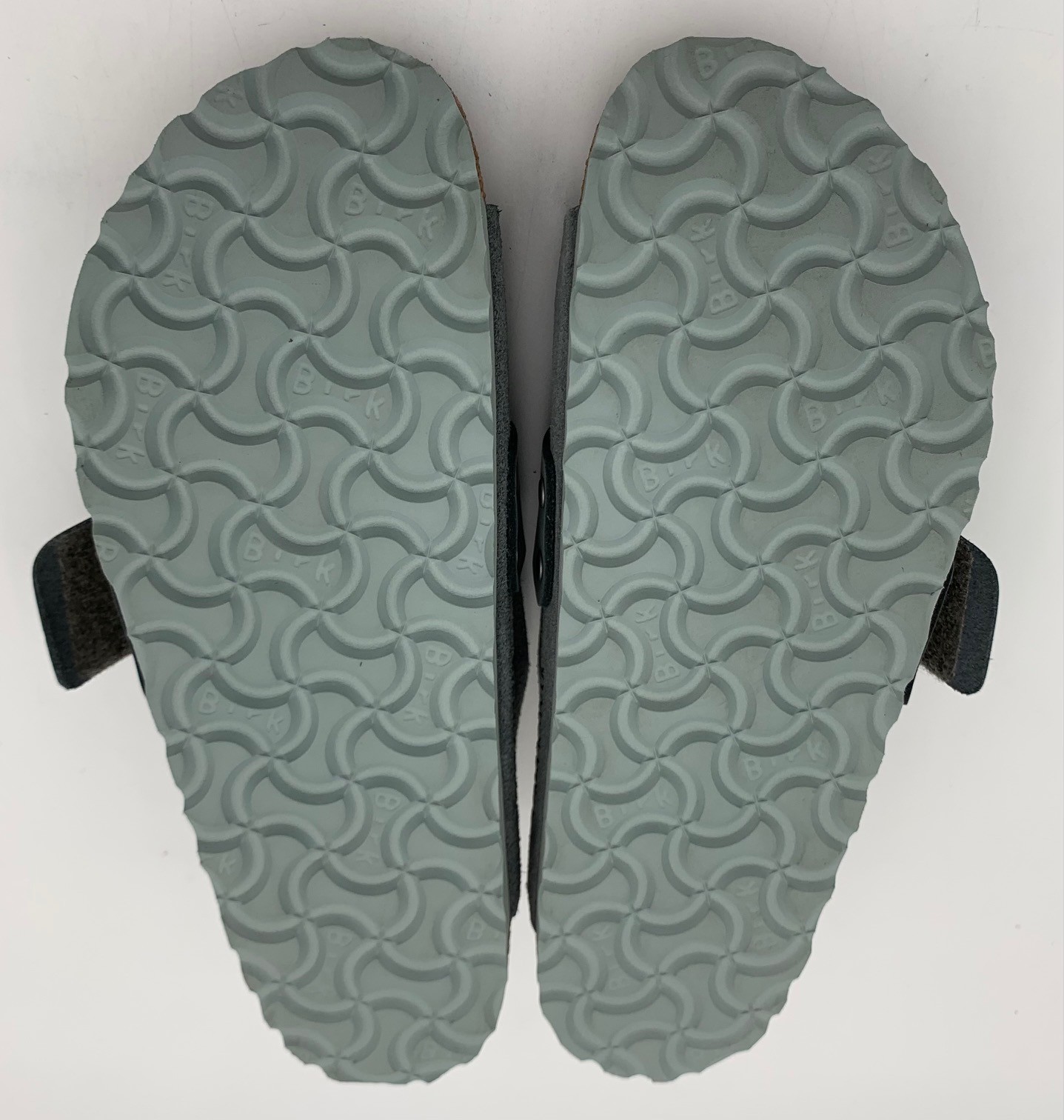 Birkenstock New w/ Box Kyoto Basalt Gray Nubuck/Suede Leather Narrow 1029157