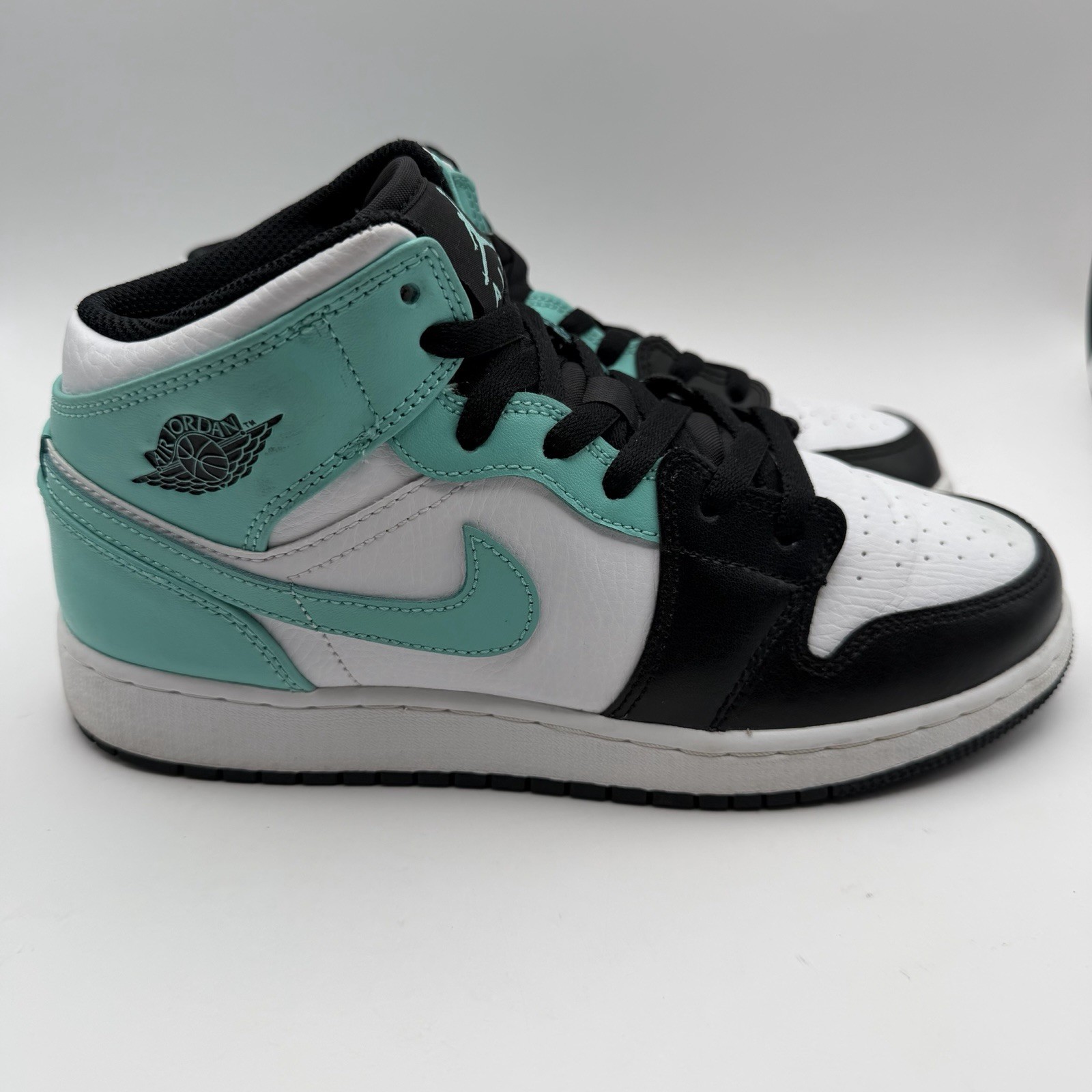 Nike Air Jordan Retro 1 Mid Tropical Twist Igloo Kids Shoes Sz 6Y 554725-132