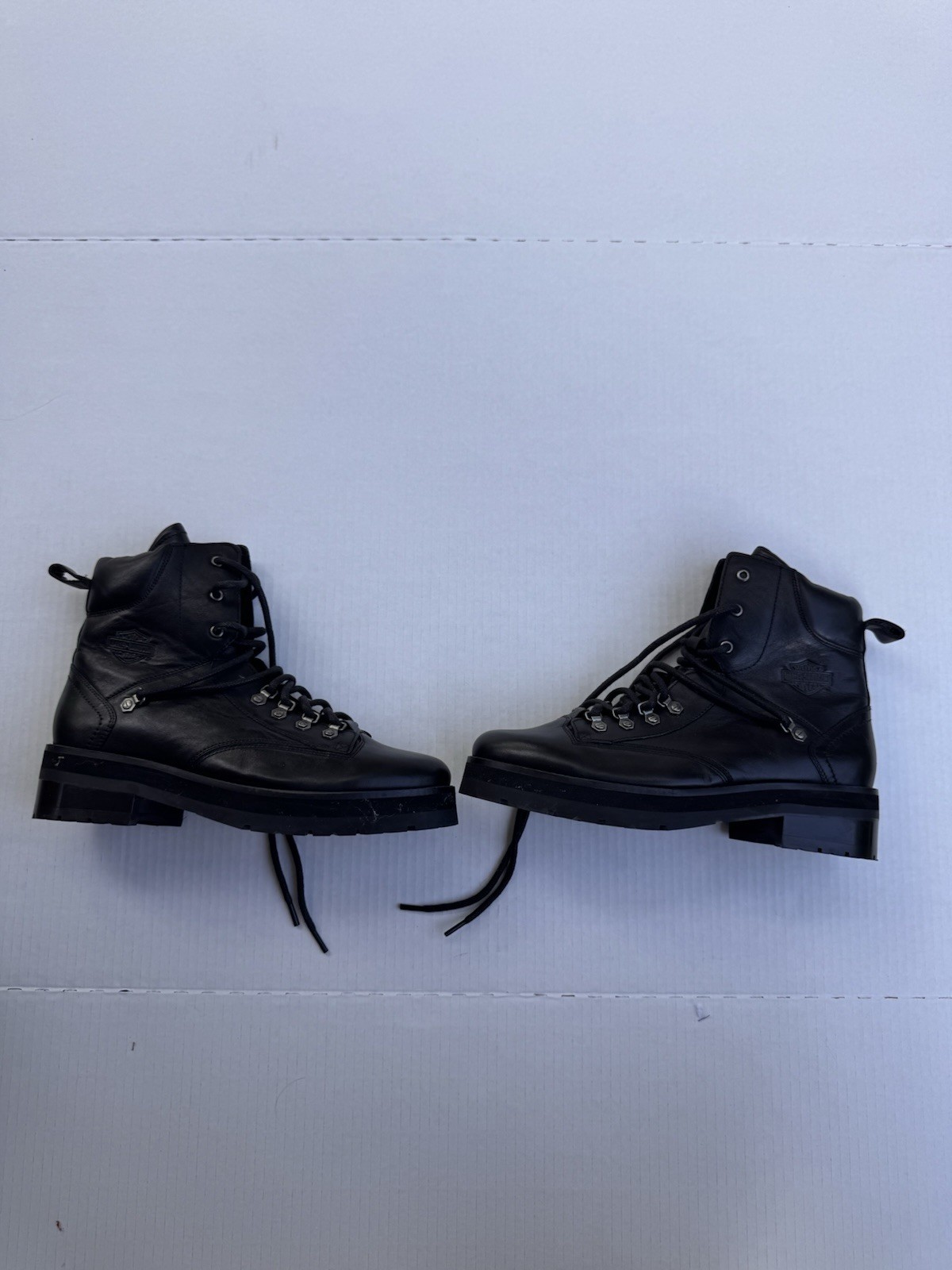 Harley-Davidson Women’s Aldrin Black Leather Lace Up Riding Boots